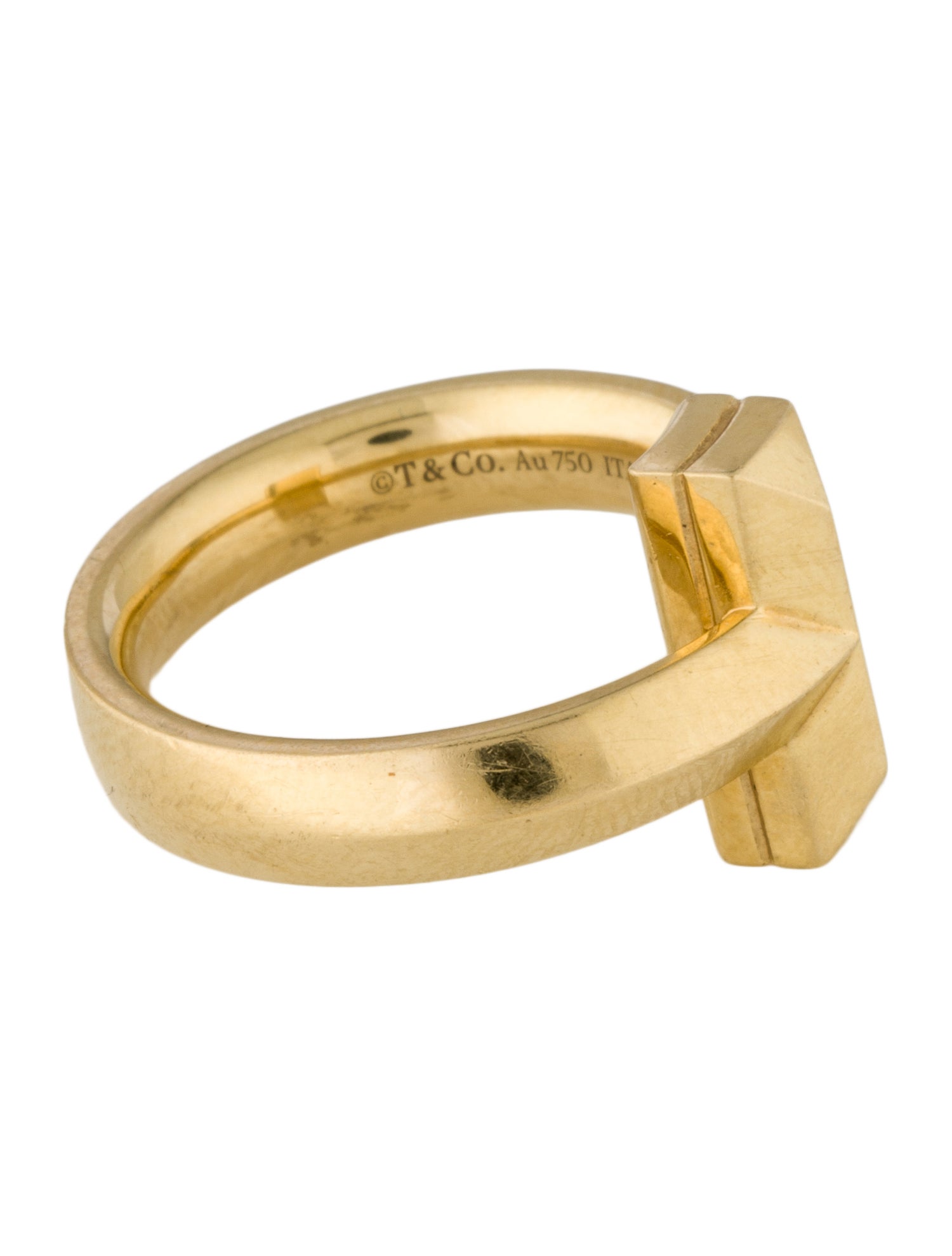 Tiffany & Co. 18K Diamond T1 Ring