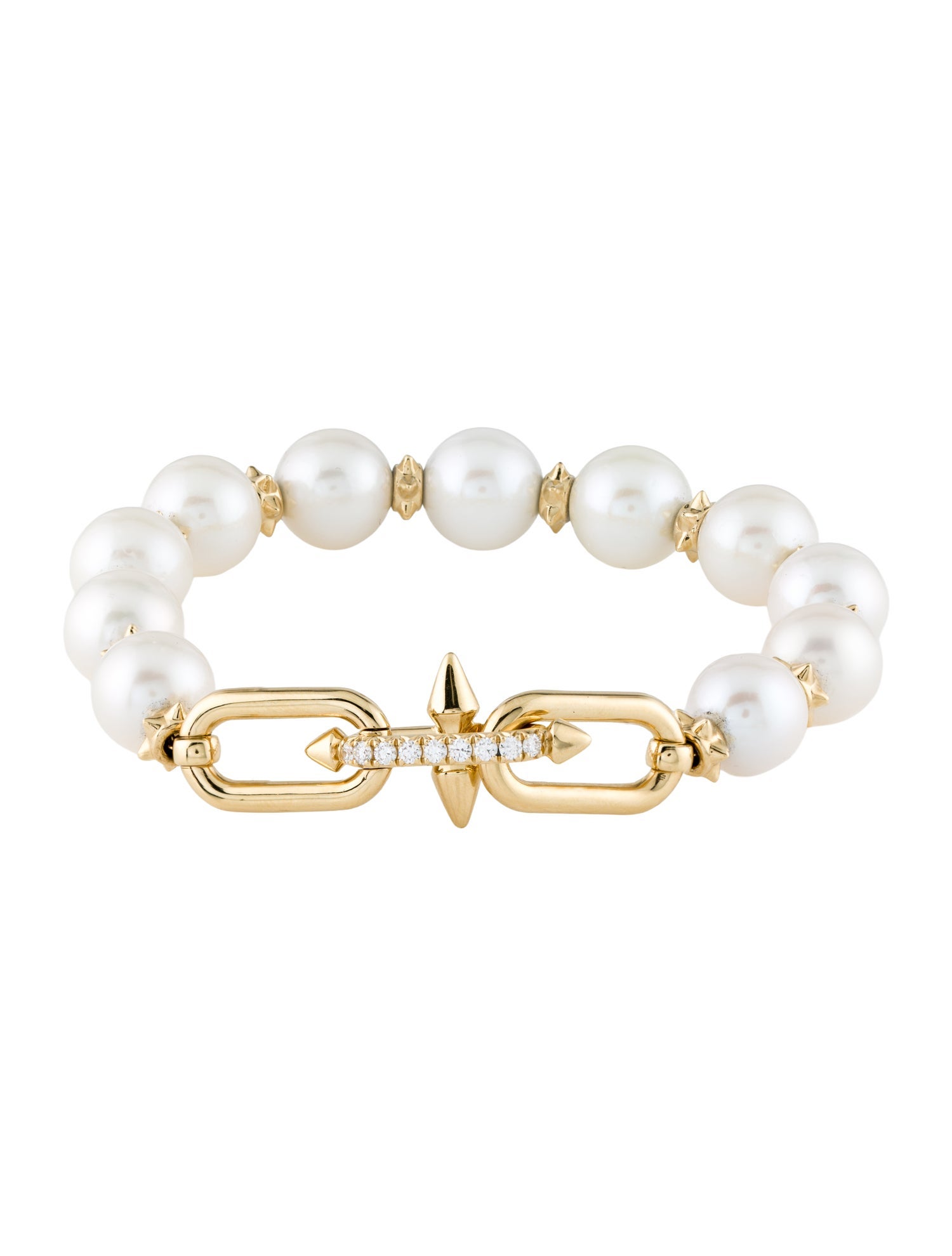 Tiffany & Co. 18K Pearl & Diamond Titan by Pharrell Williams Bracelet