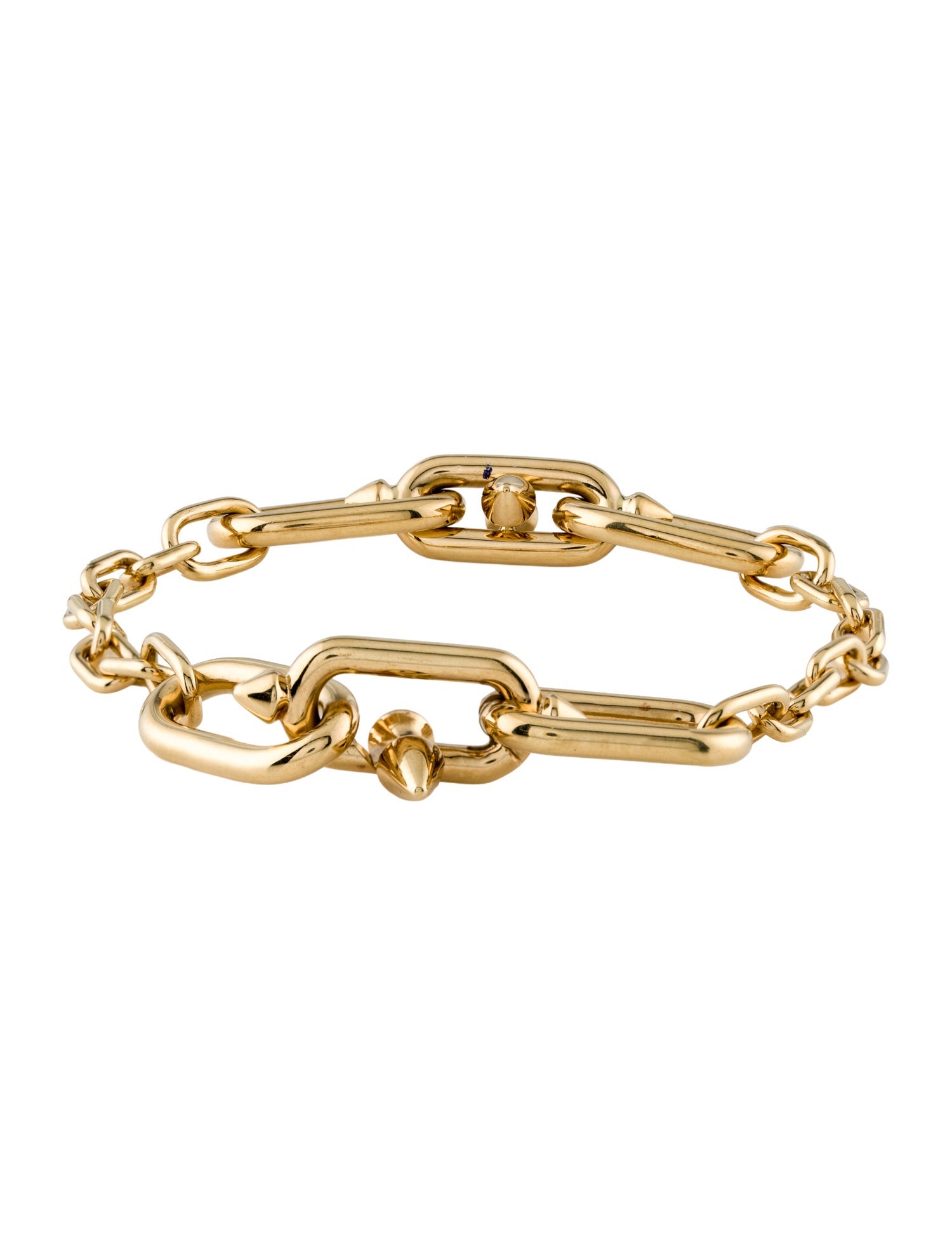 Tiffany & Co. 18K Titan by Pharrell Williams Medium Link Station Bracelet