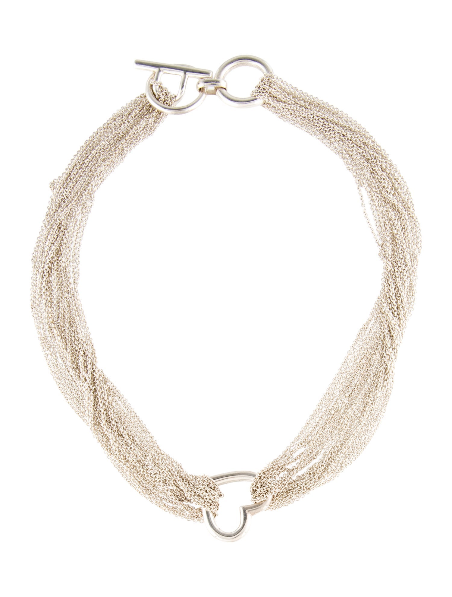 Tiffany & Co. Heart Toggle Multistrand Necklace