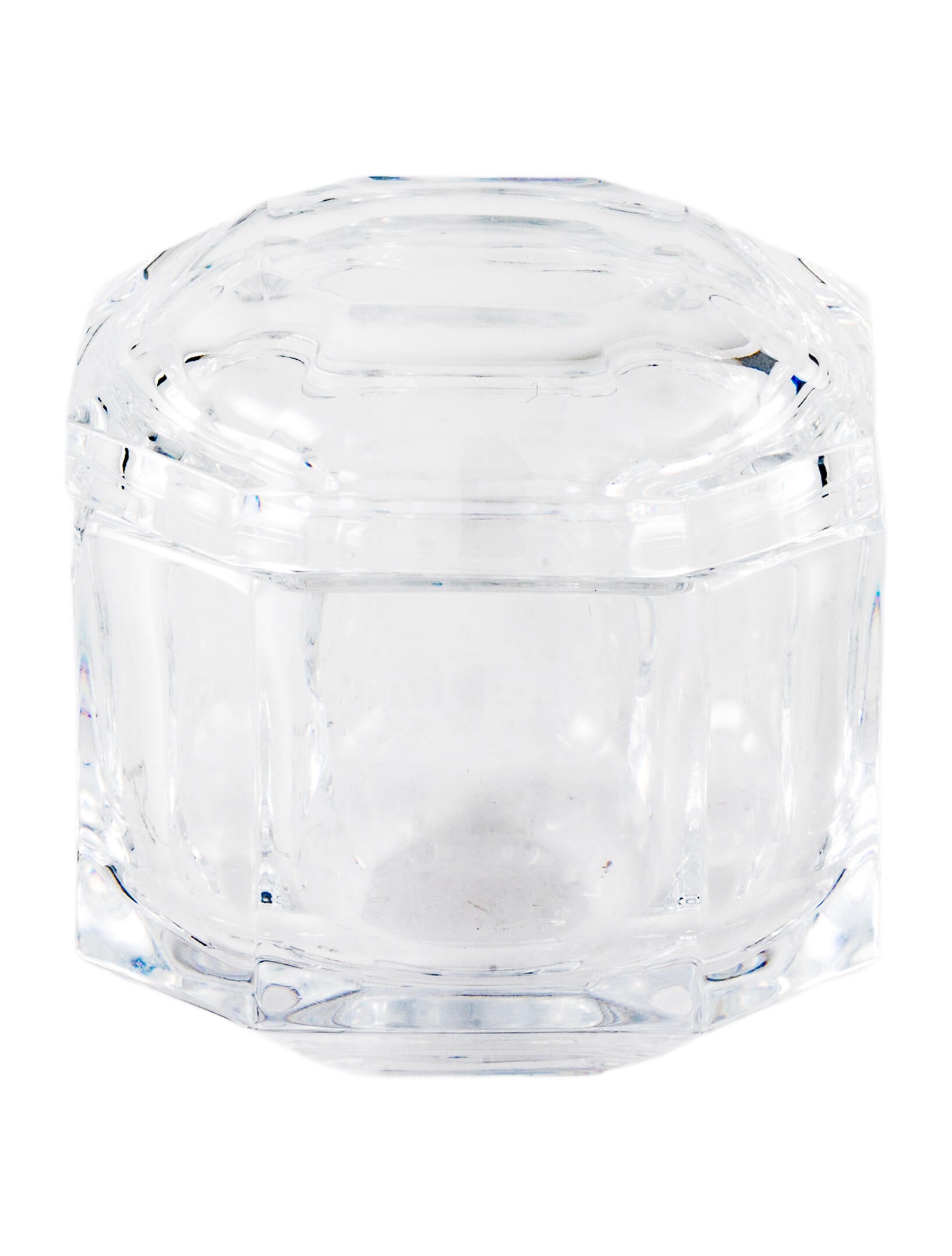 Tiffany & Co. Faceted Crystal Lidded Box