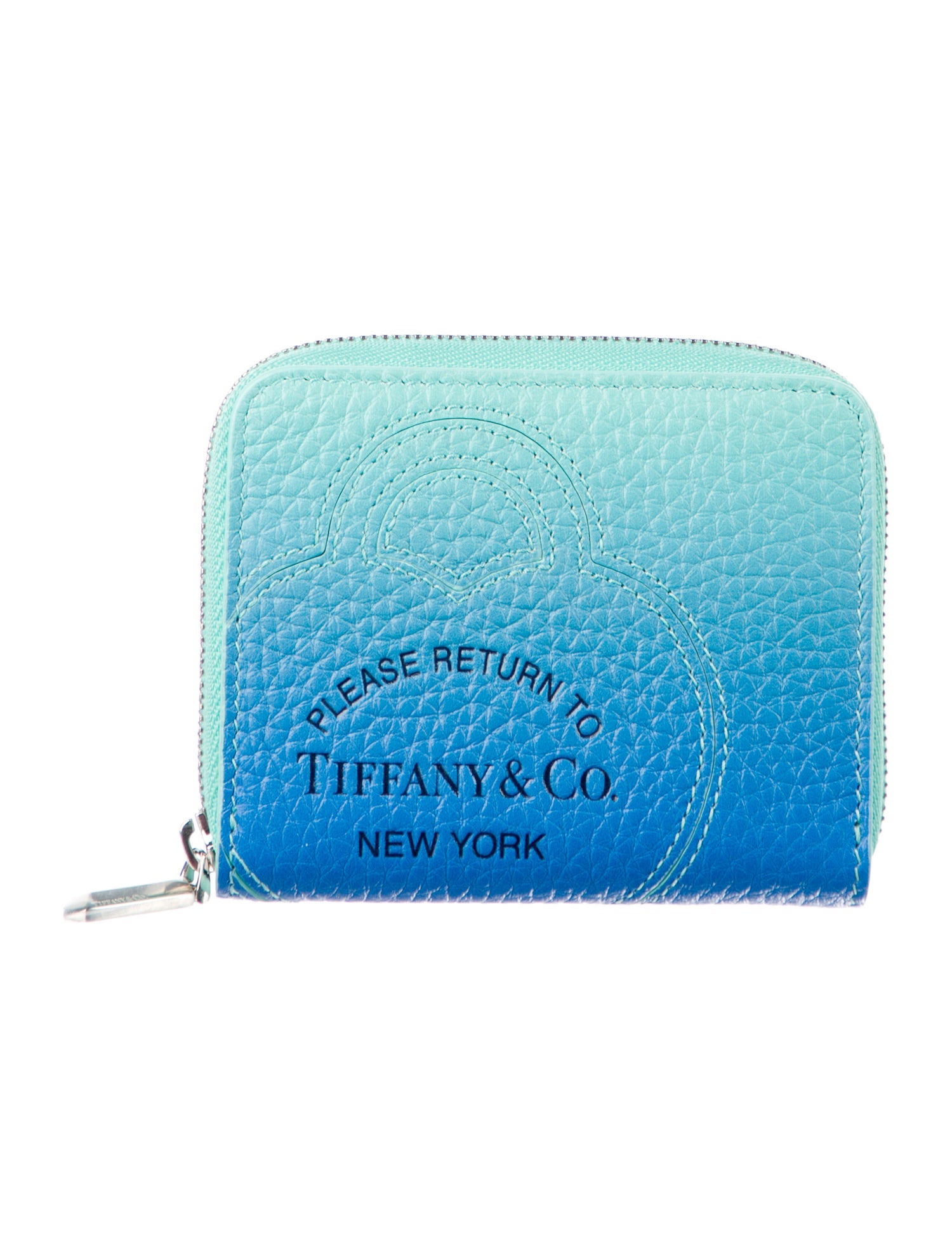 Tiffany & Co. Leather Printed Compact Wallet