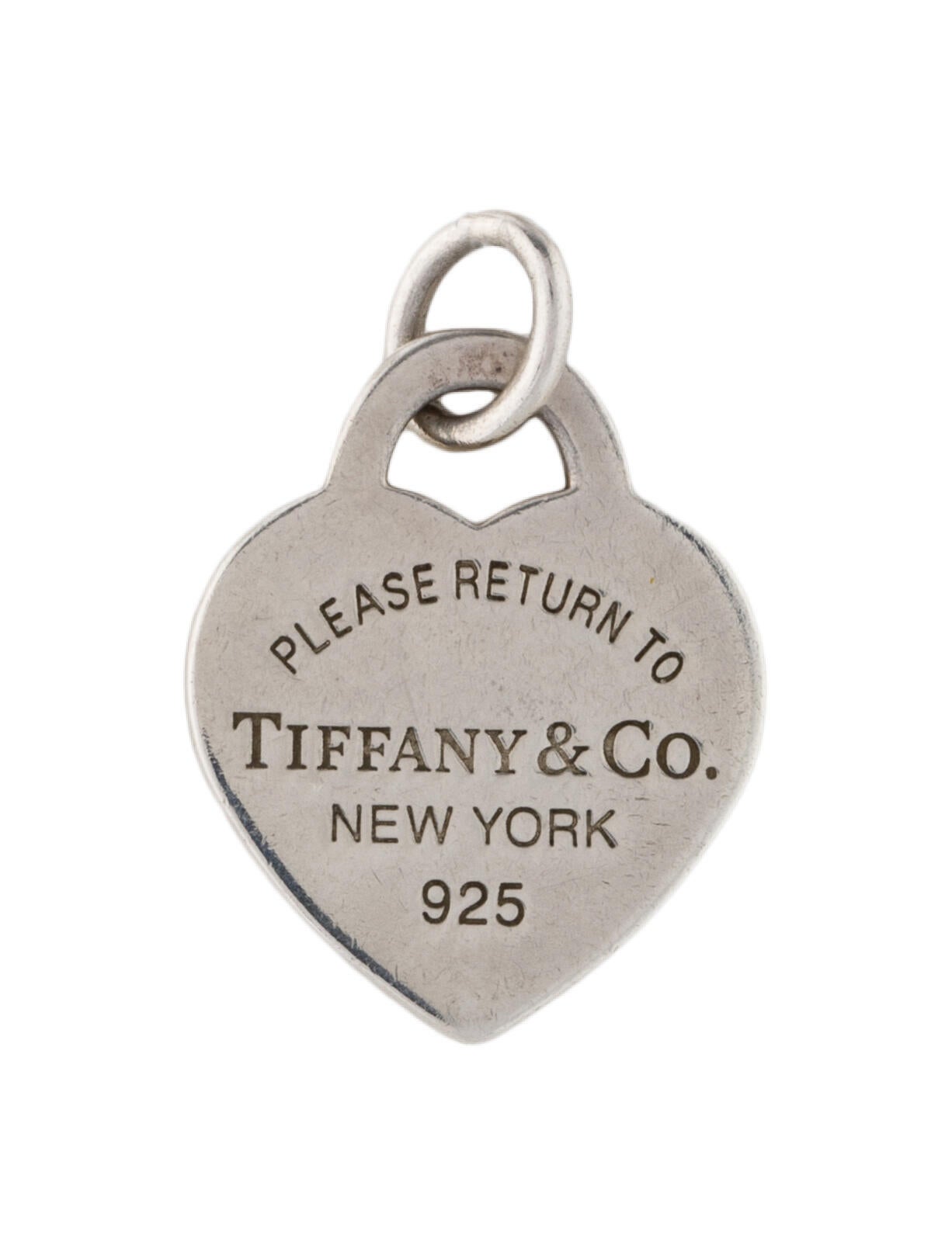 Tiffany & Co. Initial 'A' Heart Tag Pendant