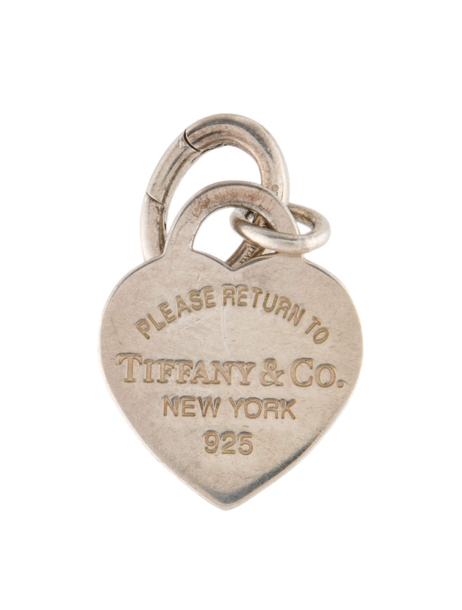 Tiffany & Co. Heart tag Charm with Clasp Link