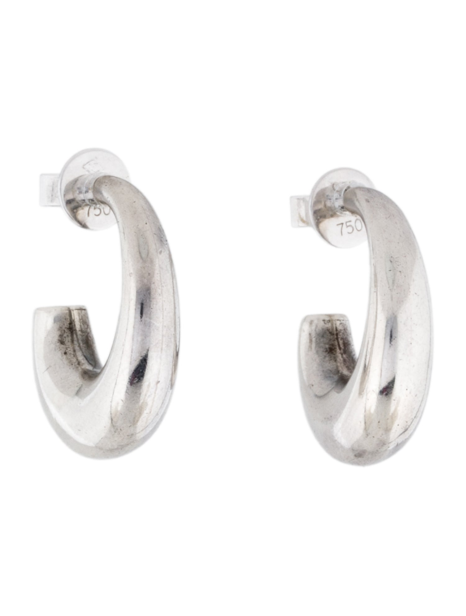 Tiffany & Co. Vintage Half Hoop Earrings