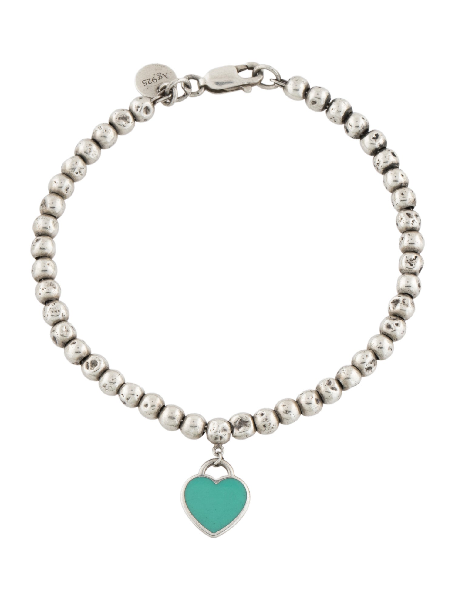 Tiffany & Co. Tiffany Blue® Heart Tag Bead Bracelet