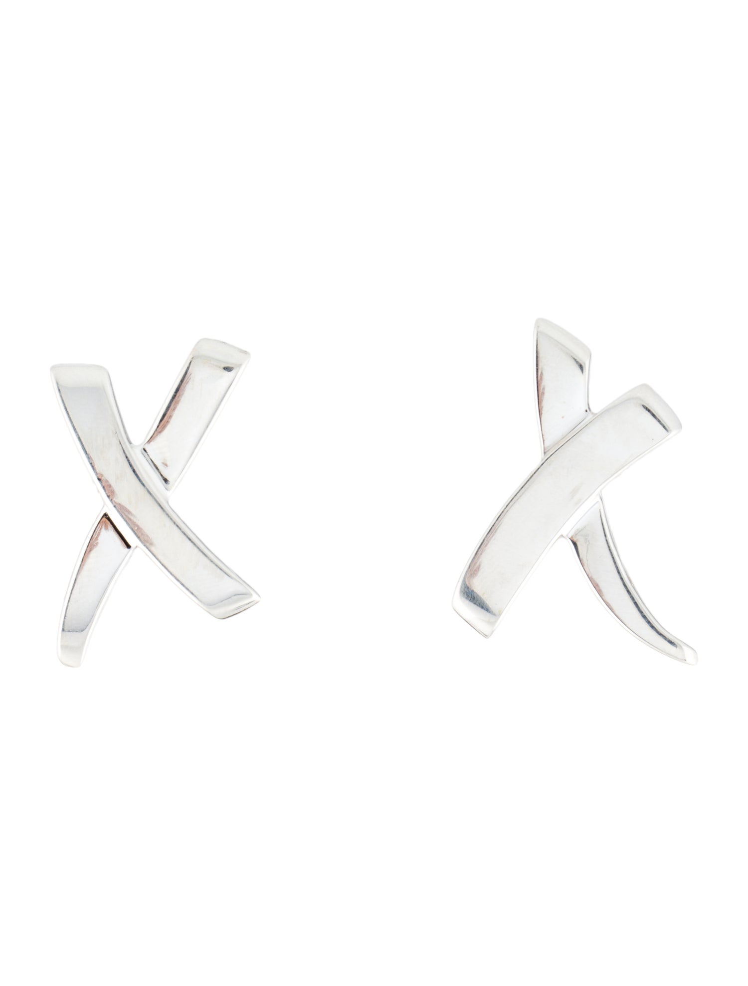 Tiffany & Co. Vintage Graffiti X Clip-On Earrings