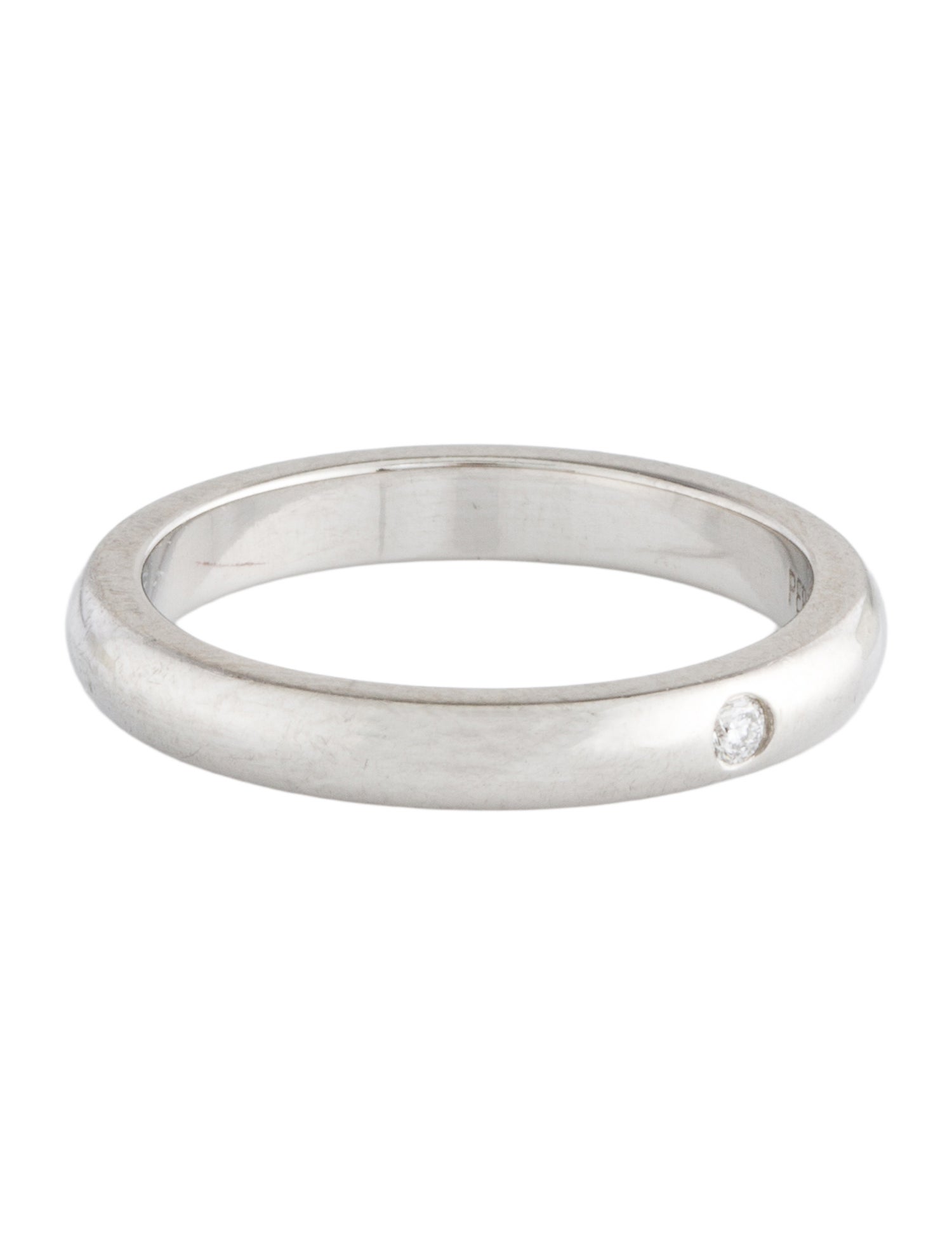 Tiffany & Co. Vintage Platinum Diamond Band