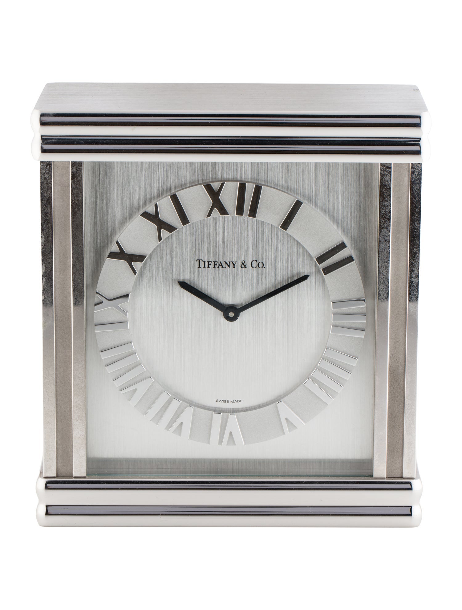Tiffany & Co. Atlas Mantel Clock.