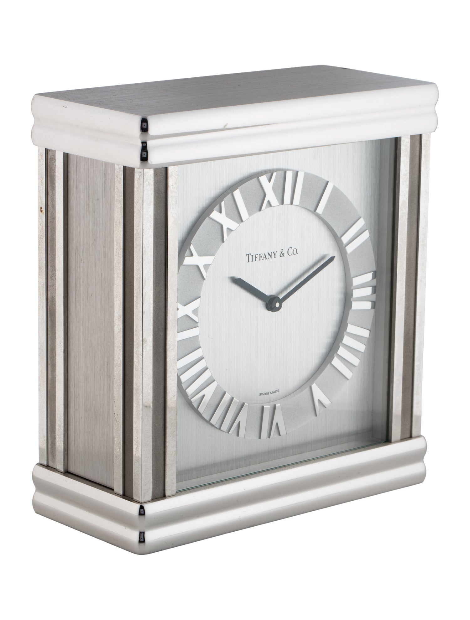 Tiffany & Co. Atlas Mantel Clock.