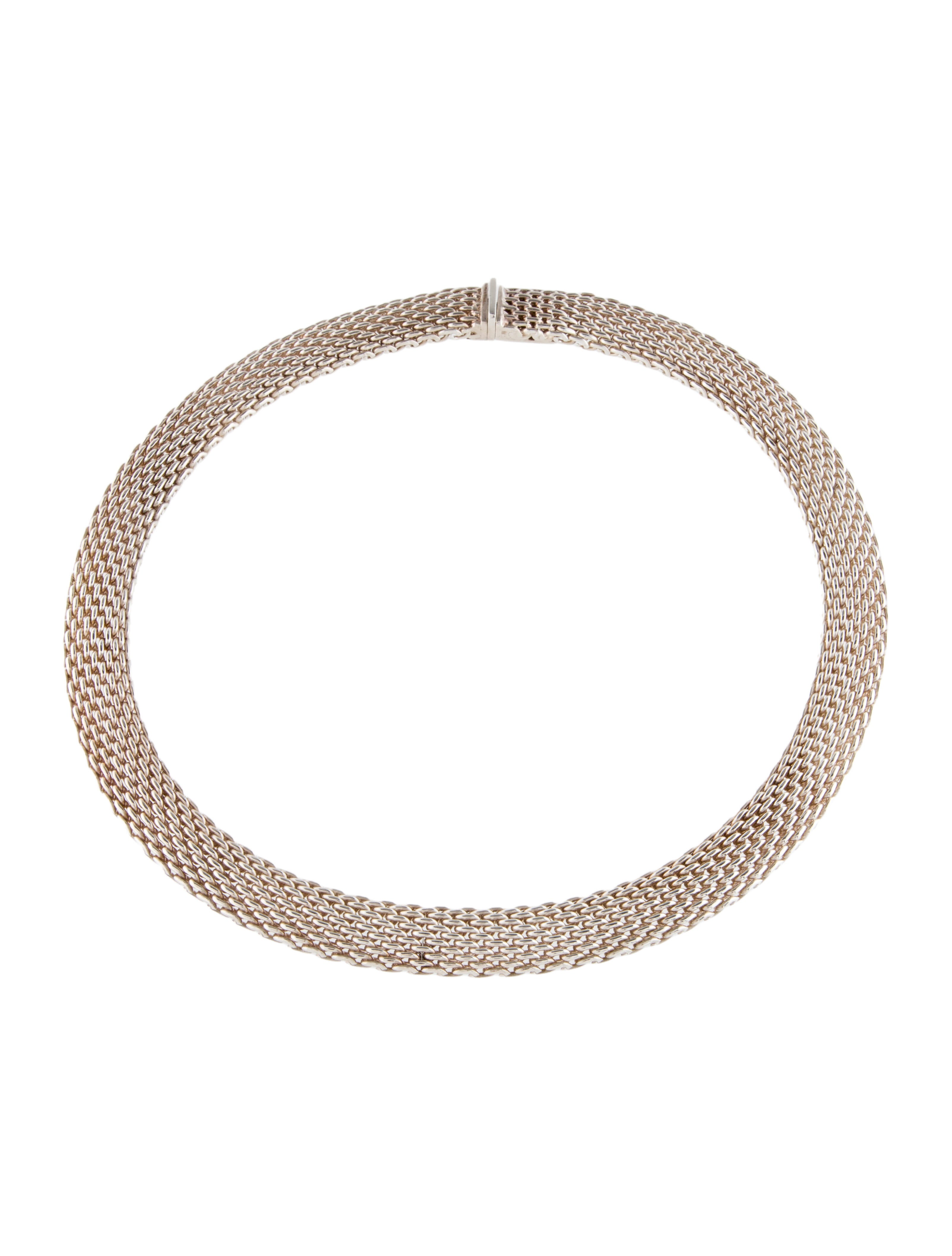 Tiffany & Co. Somerset Mesh Collar Necklace