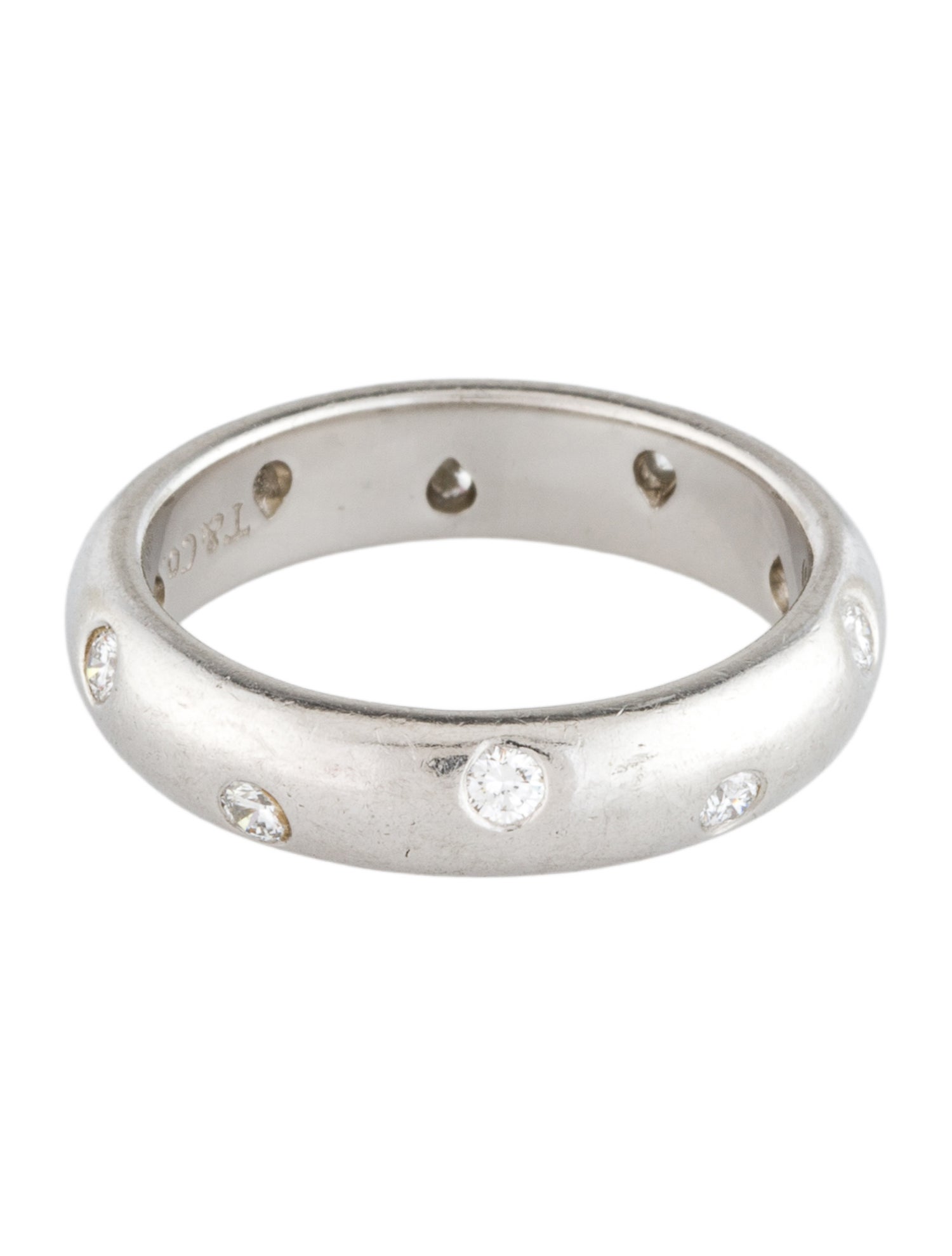 Tiffany & Co. Vintage Platinum Diamond Etoile Band