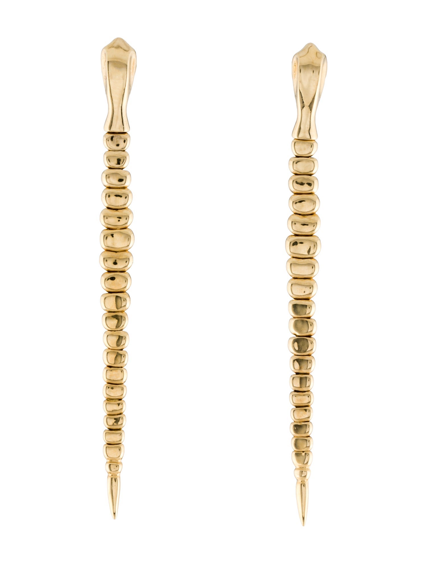 Tiffany & Co. 18K Snake Earrings