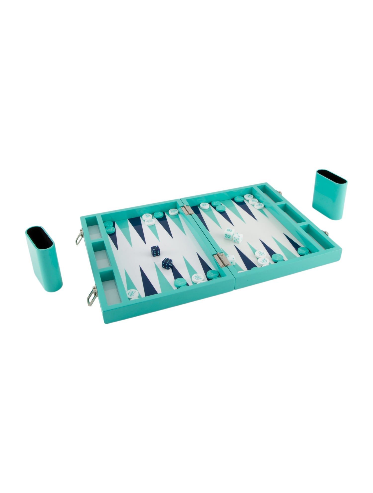 Tiffany & Co. Lacquered Backgammon Set