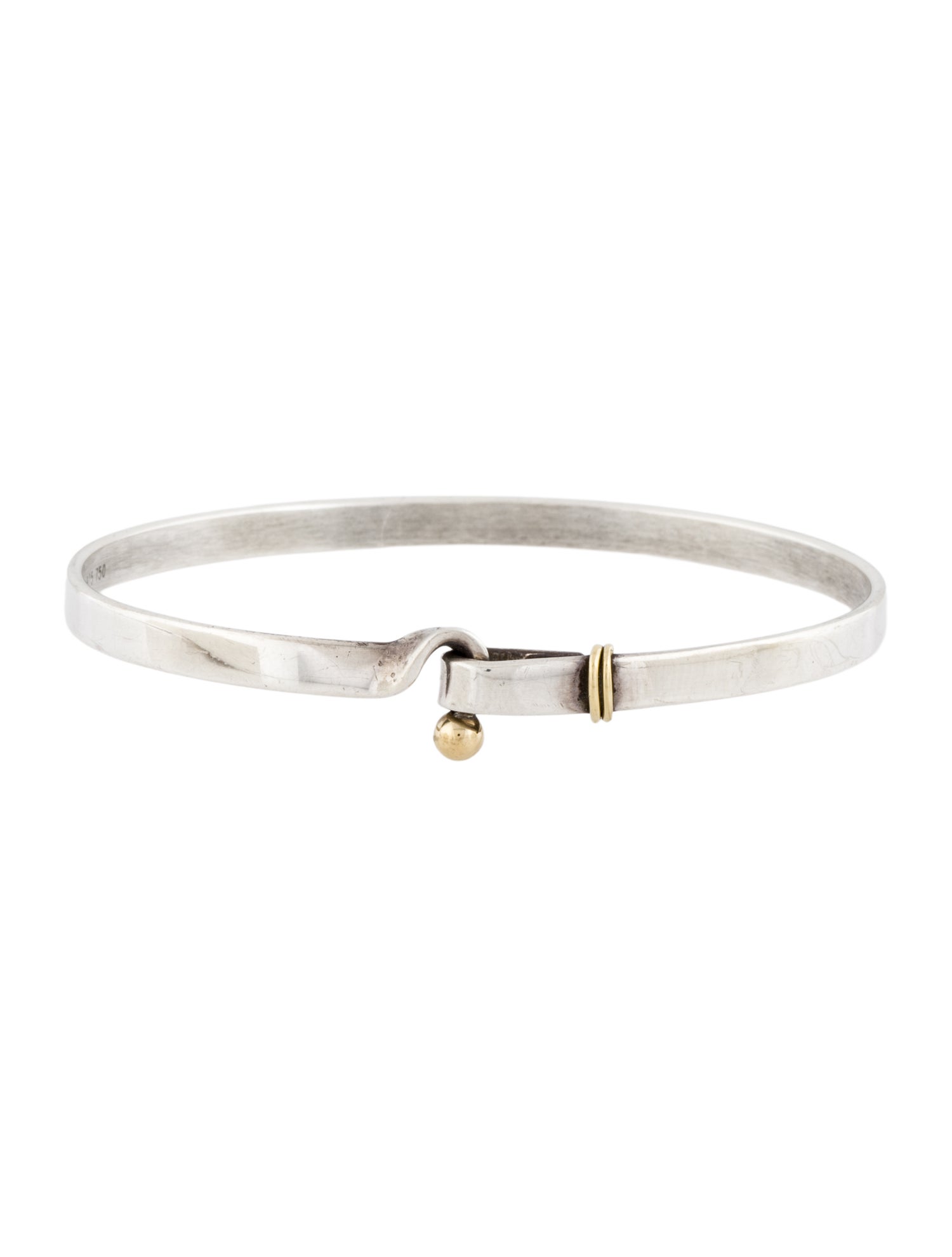 Tiffany & Co. Vintage Two-Tone Hook & Eye Bracelet
