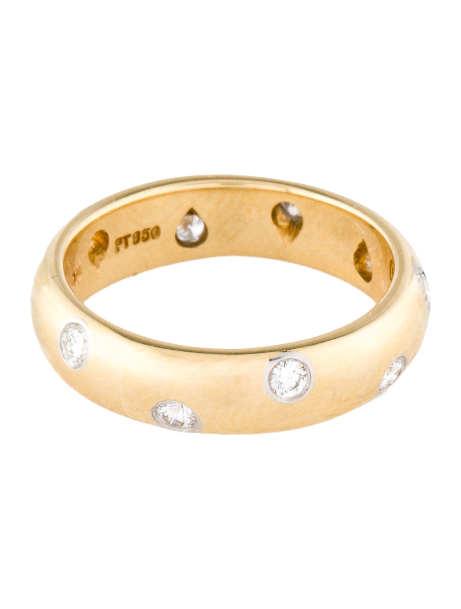 Tiffany & Co. Vintage 18K Diamond Etoile Band