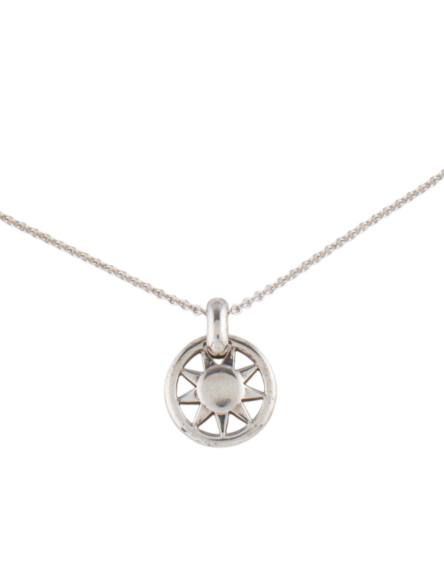 Tiffany & Co. Sun Pendant Necklace