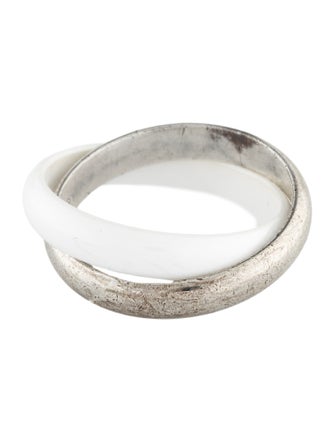 Tiffany & Co. Ceramic Interlocking RIng