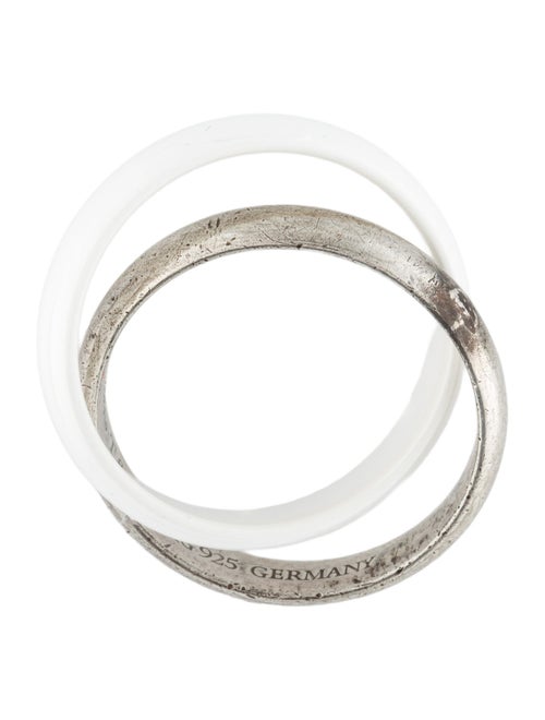 Tiffany & Co. Ceramic Interlocking RIng