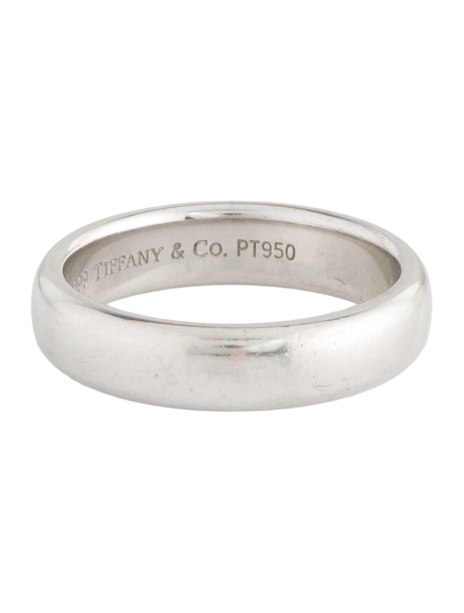 Tiffany & Co. Platinum Wedding Band, 4.5 mm