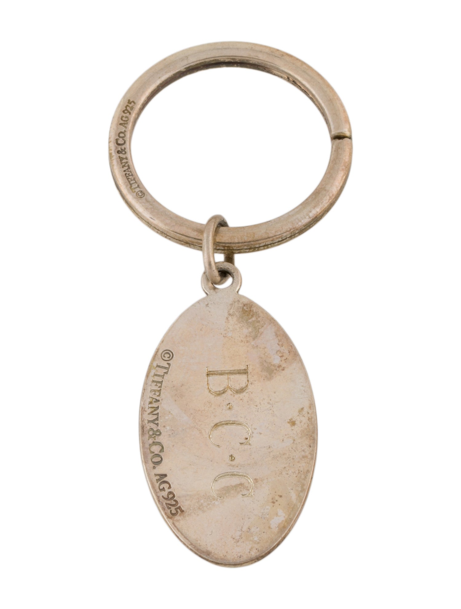 Tiffany & Co. Women's Sterling Silver Globe Key Ring