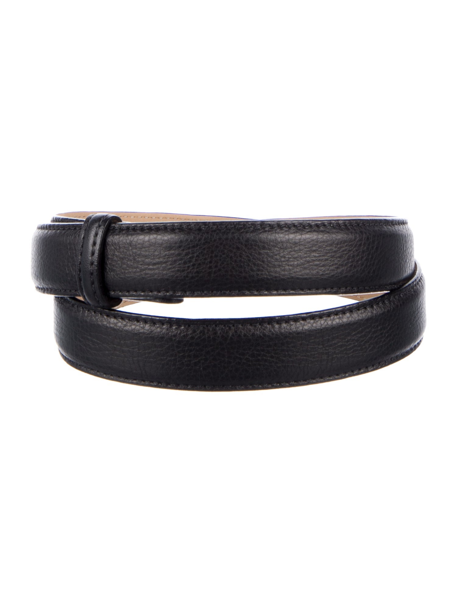 Tiffany & Co. Skinny Leather Belt
