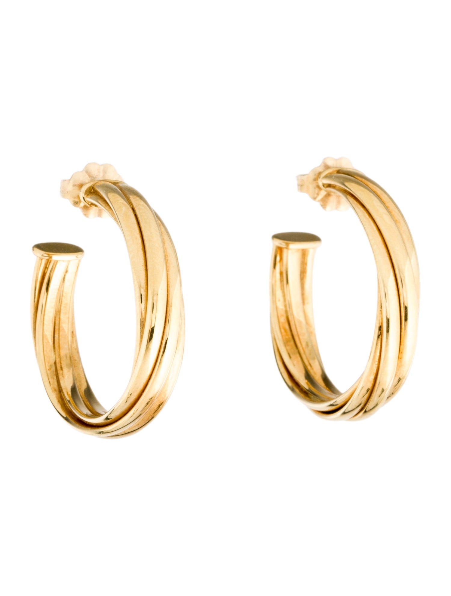 Tiffany & Co. 18K Melody Hoop Earrings