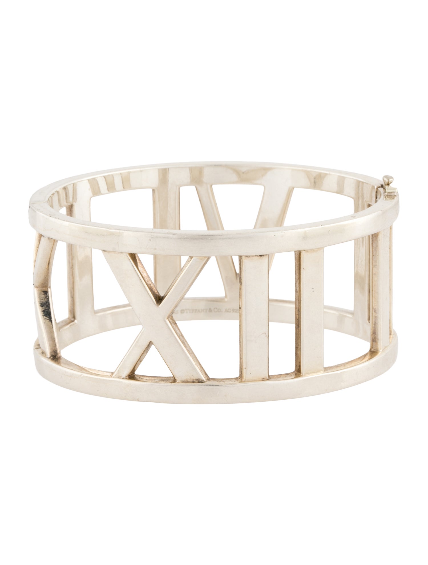 Tiffany & Co. Atlas Wide Hinged Bangle Bracelet