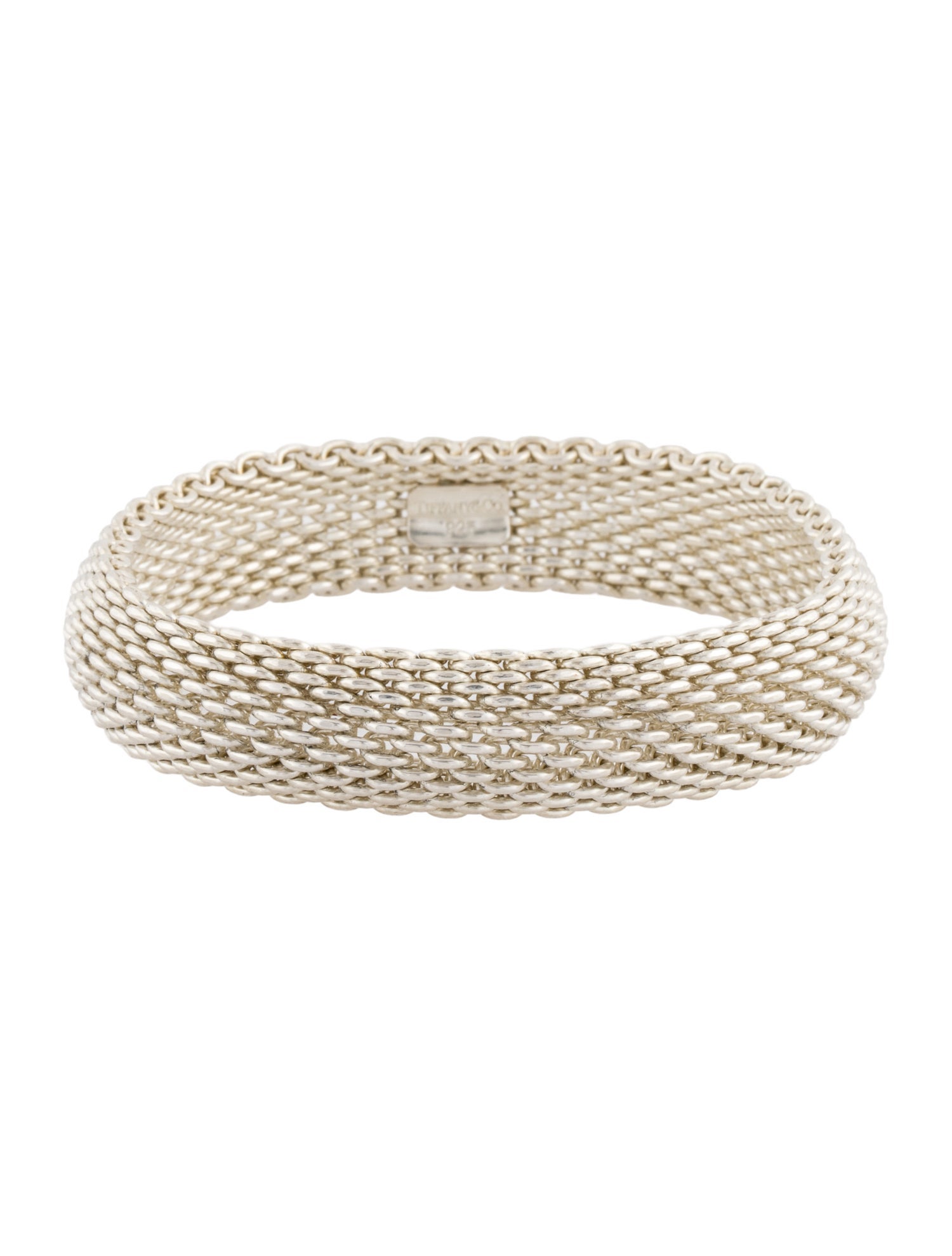Tiffany & Co. Somerset Mesh Bangle Bracelet