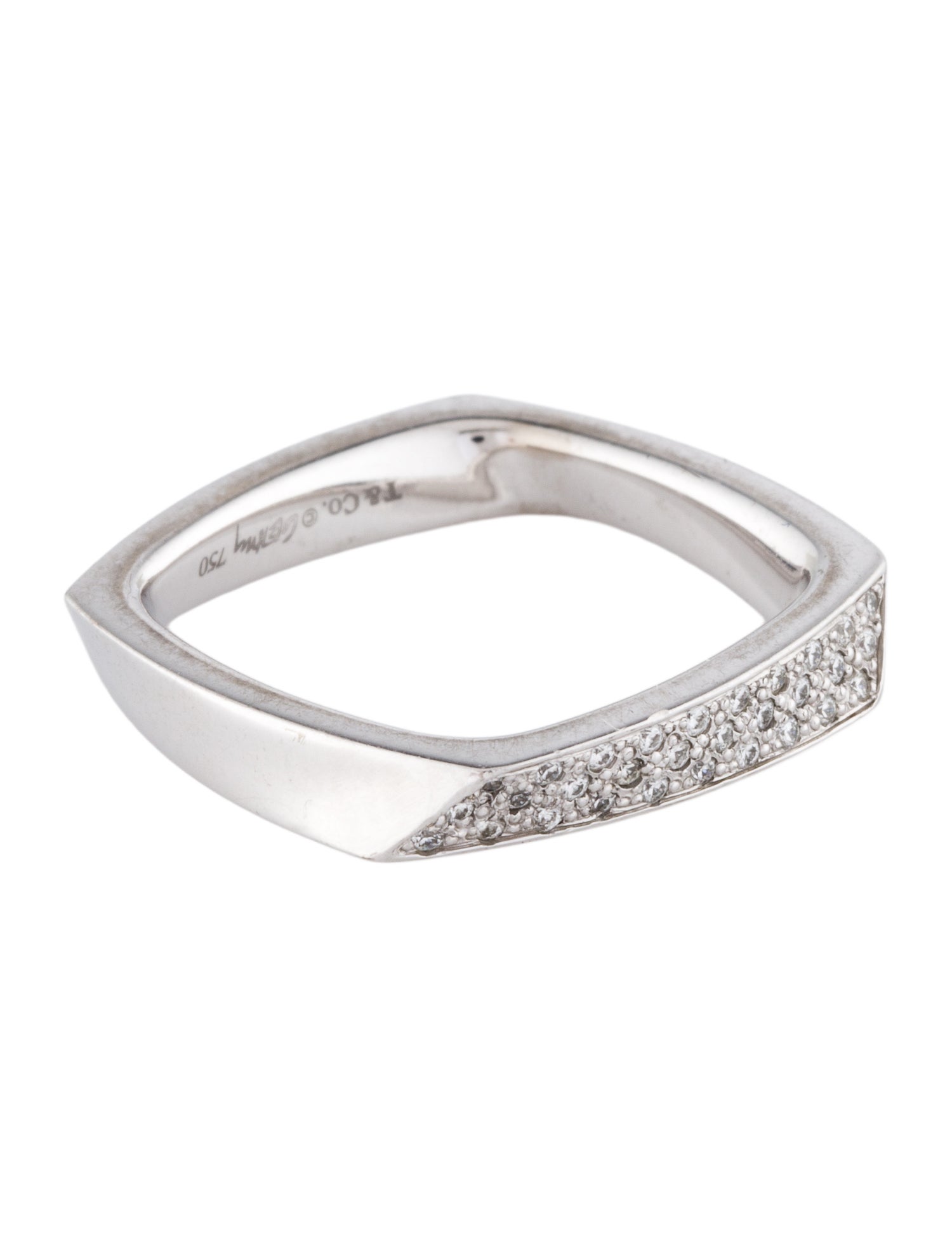 Tiffany & Co. 18K Diamond Torque Ring