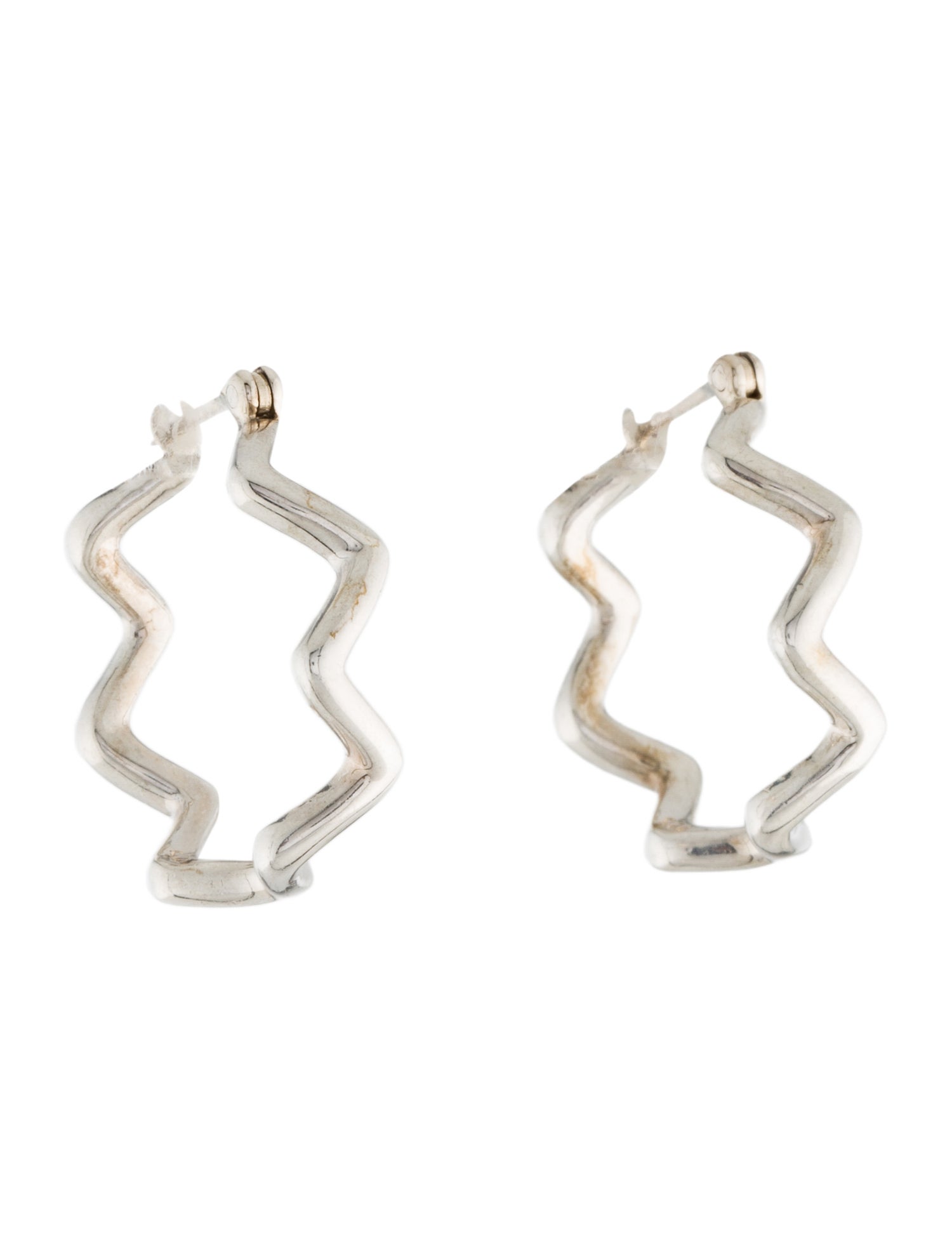 Tiffany & Co. Zig Zag Hoop Earring