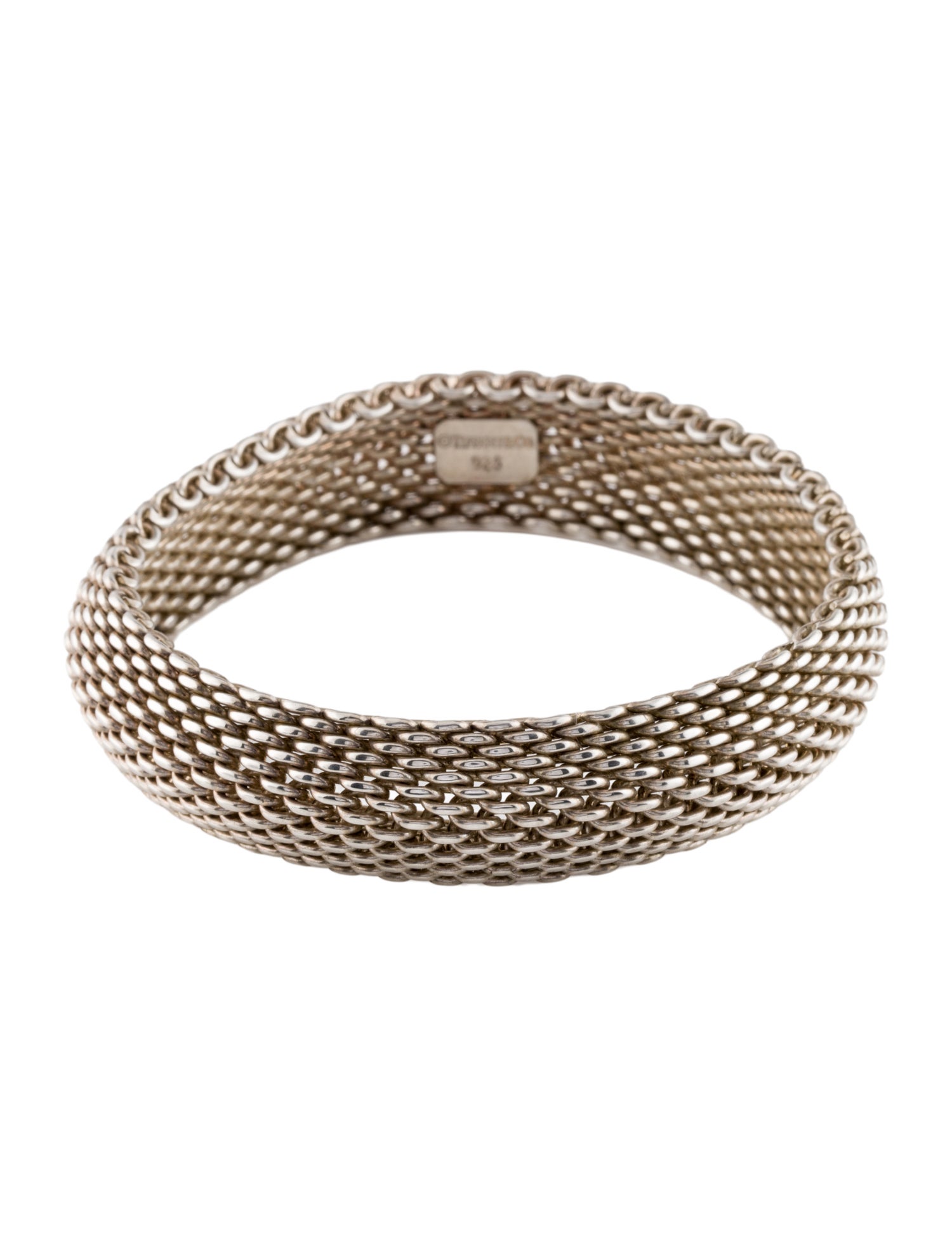 Tiffany & Co. Somerset Mesh Bangle Bracelet