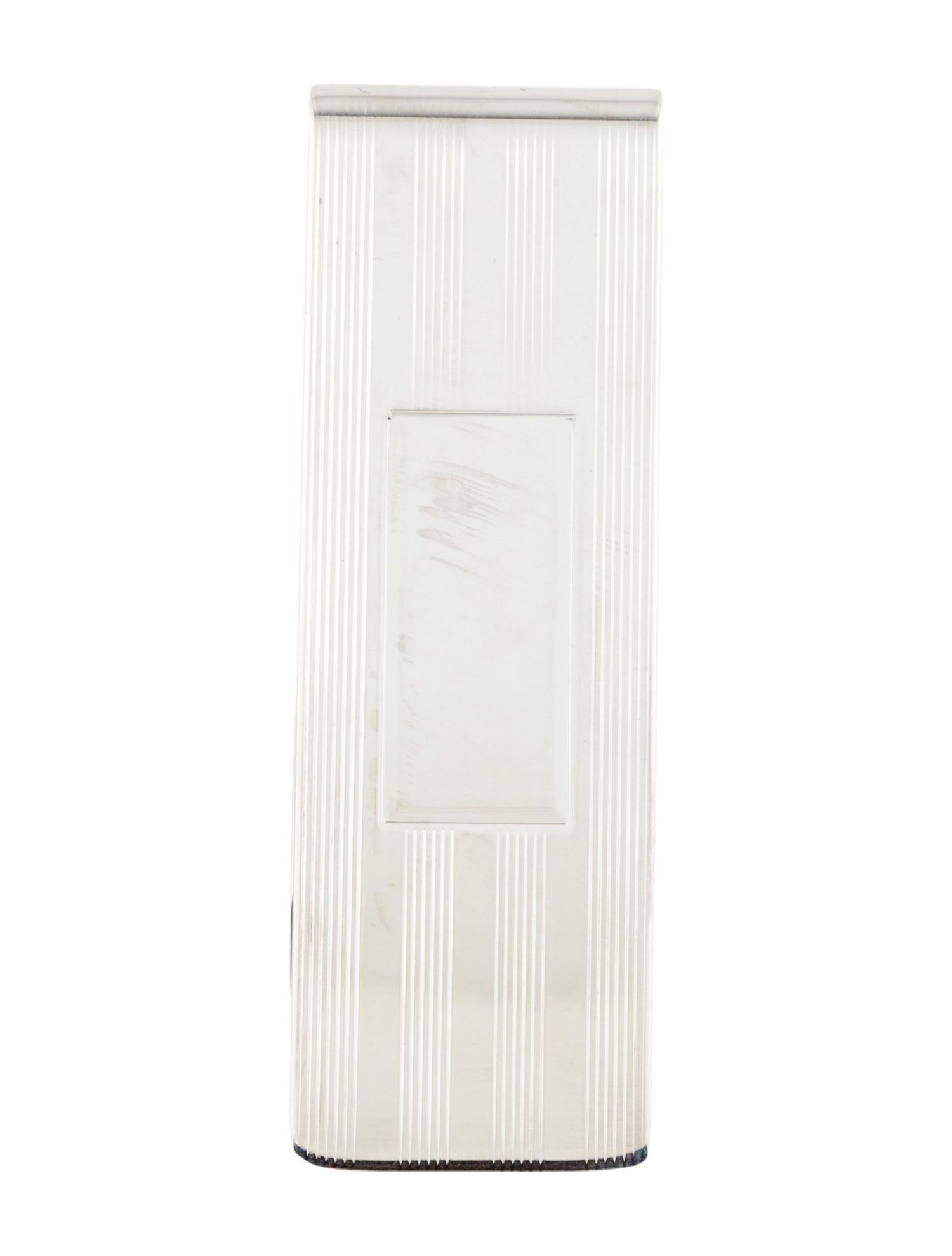 Bottega Veneta Intrecciato Metal Money Clip - Silver Money Clips