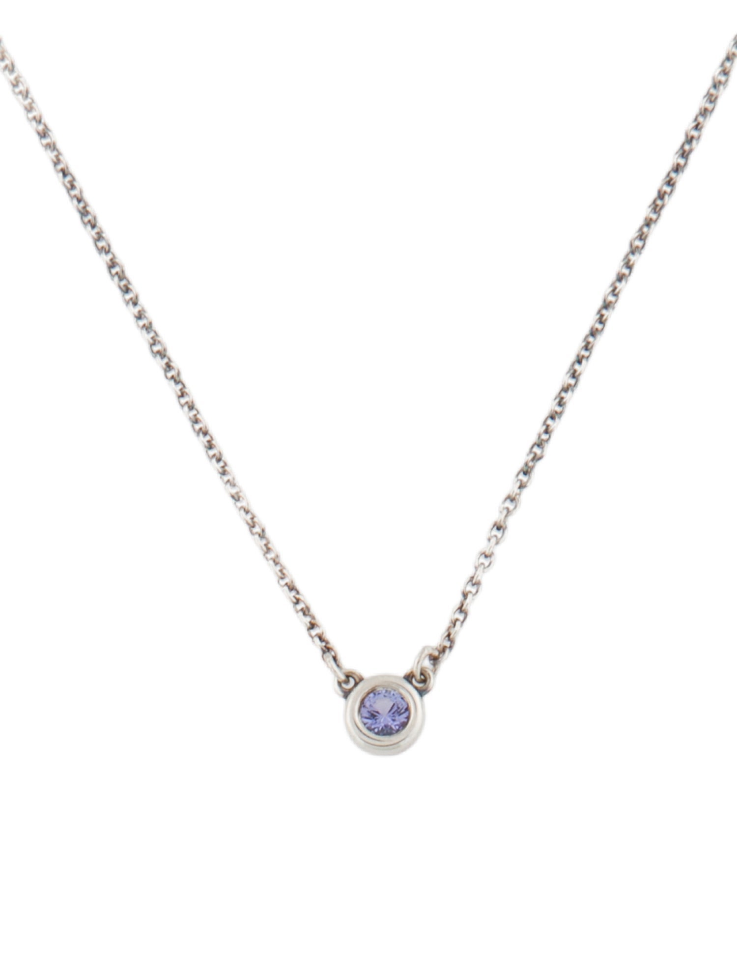Tiffany & Co. Tanzanite Color by the Yard Pendant Necklace