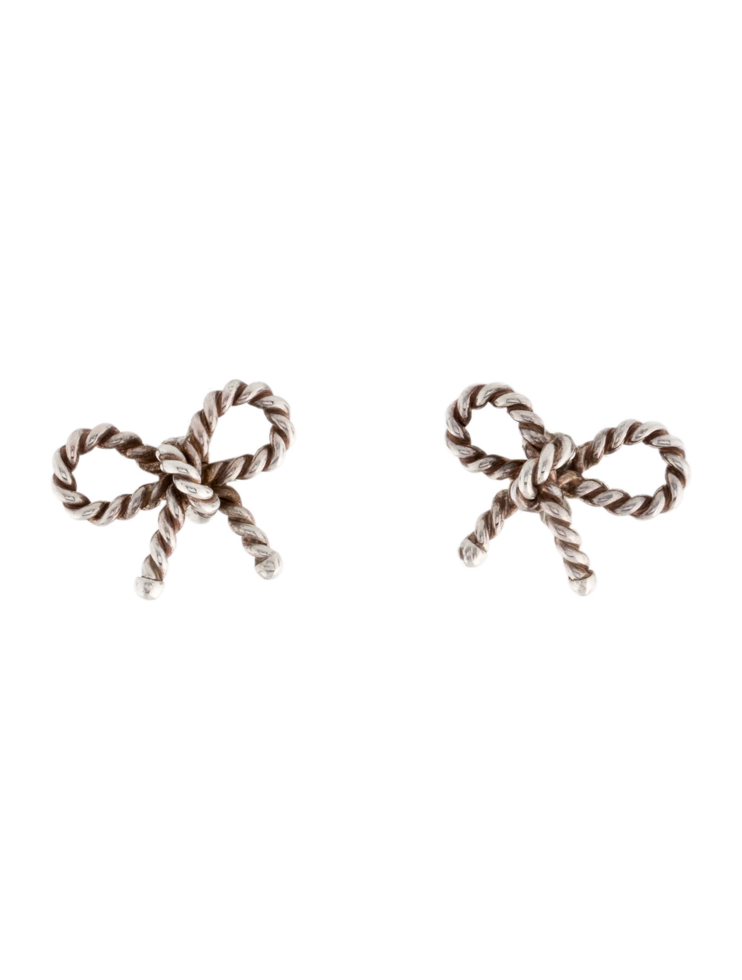 Tiffany & Co. Twist Bow Stud Earrings
