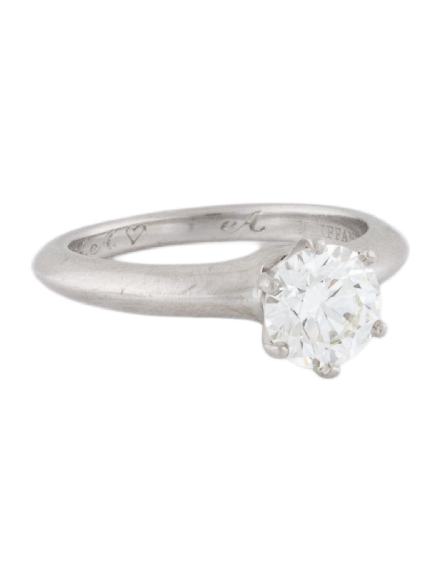 Tiffany & Co. Platinum Diamond Engagement Ring