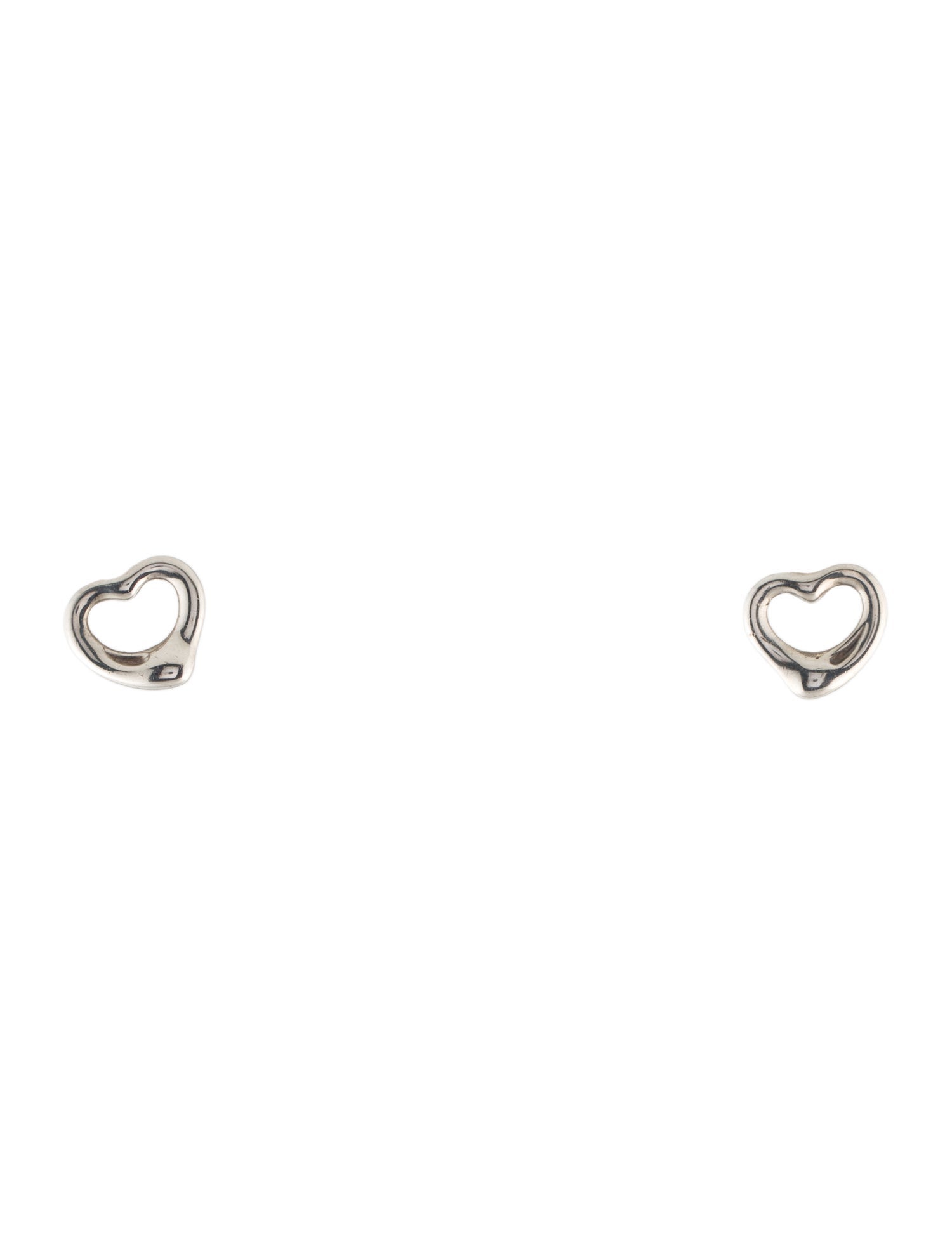 Tiffany & Co. Open Heart Stud Earrings