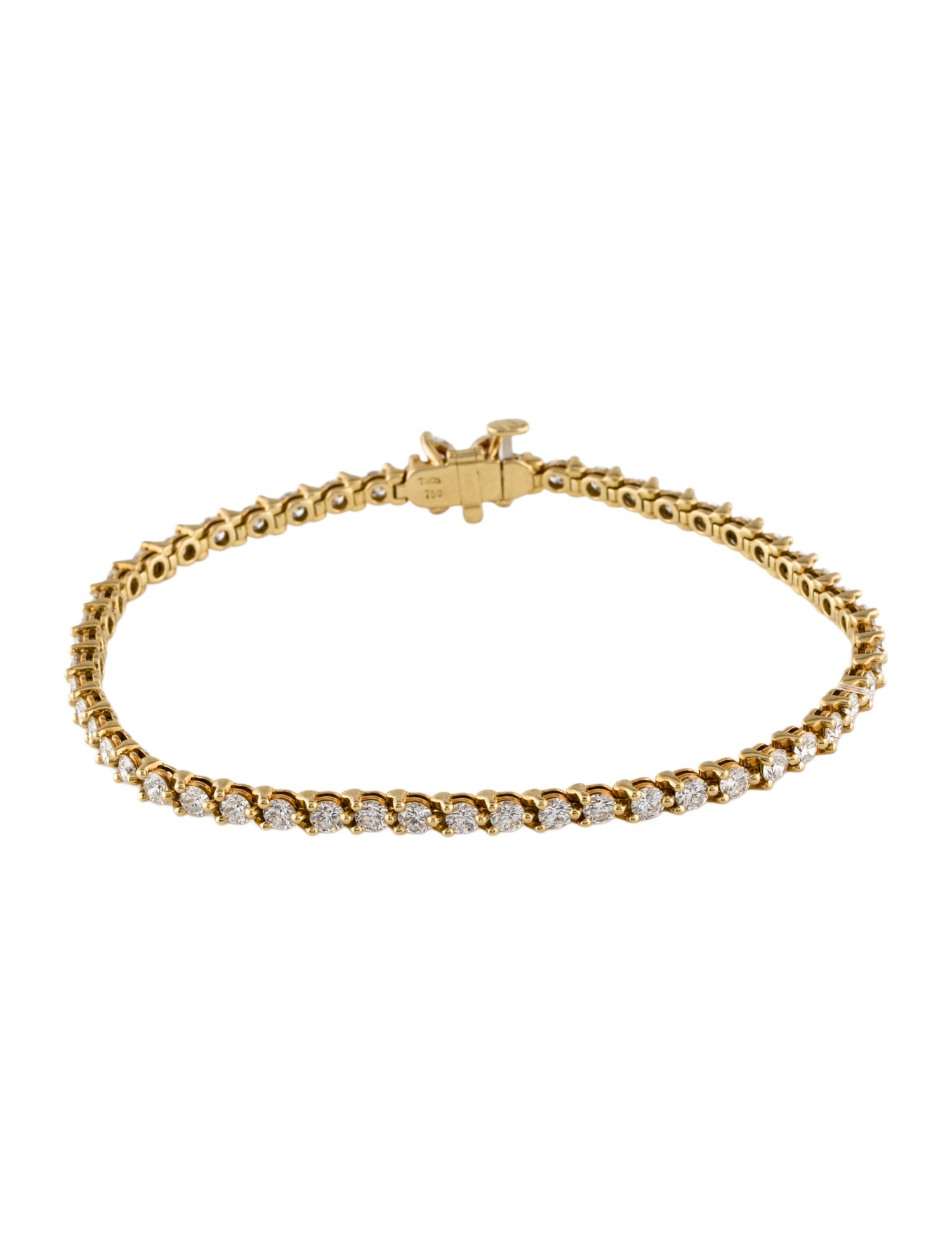 Tiffany & Co. 18K Diamond Victoria Tennis Bracelet