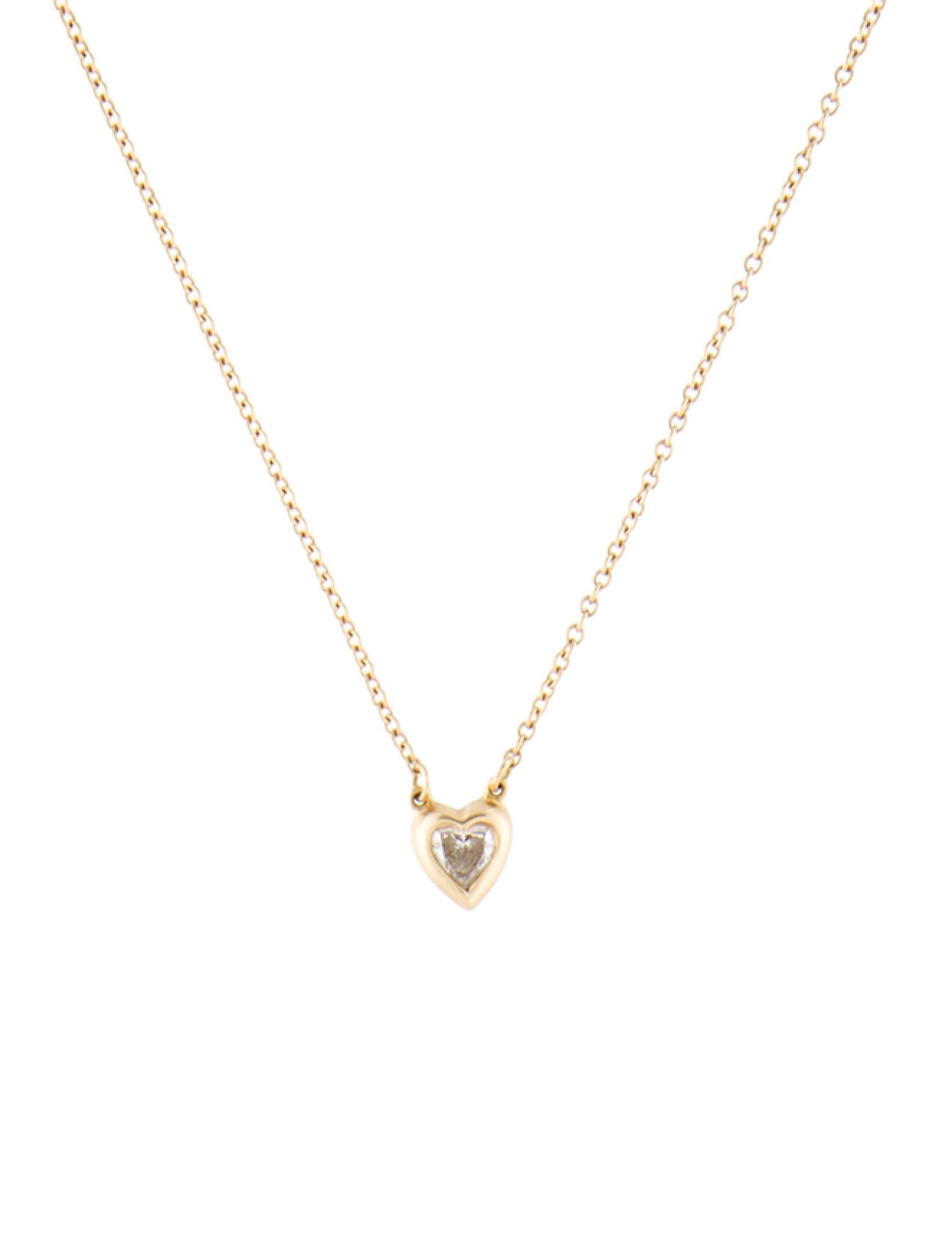 Tiffany & Co. 18K Diamonds by the Yard® Heart Pendant Necklace