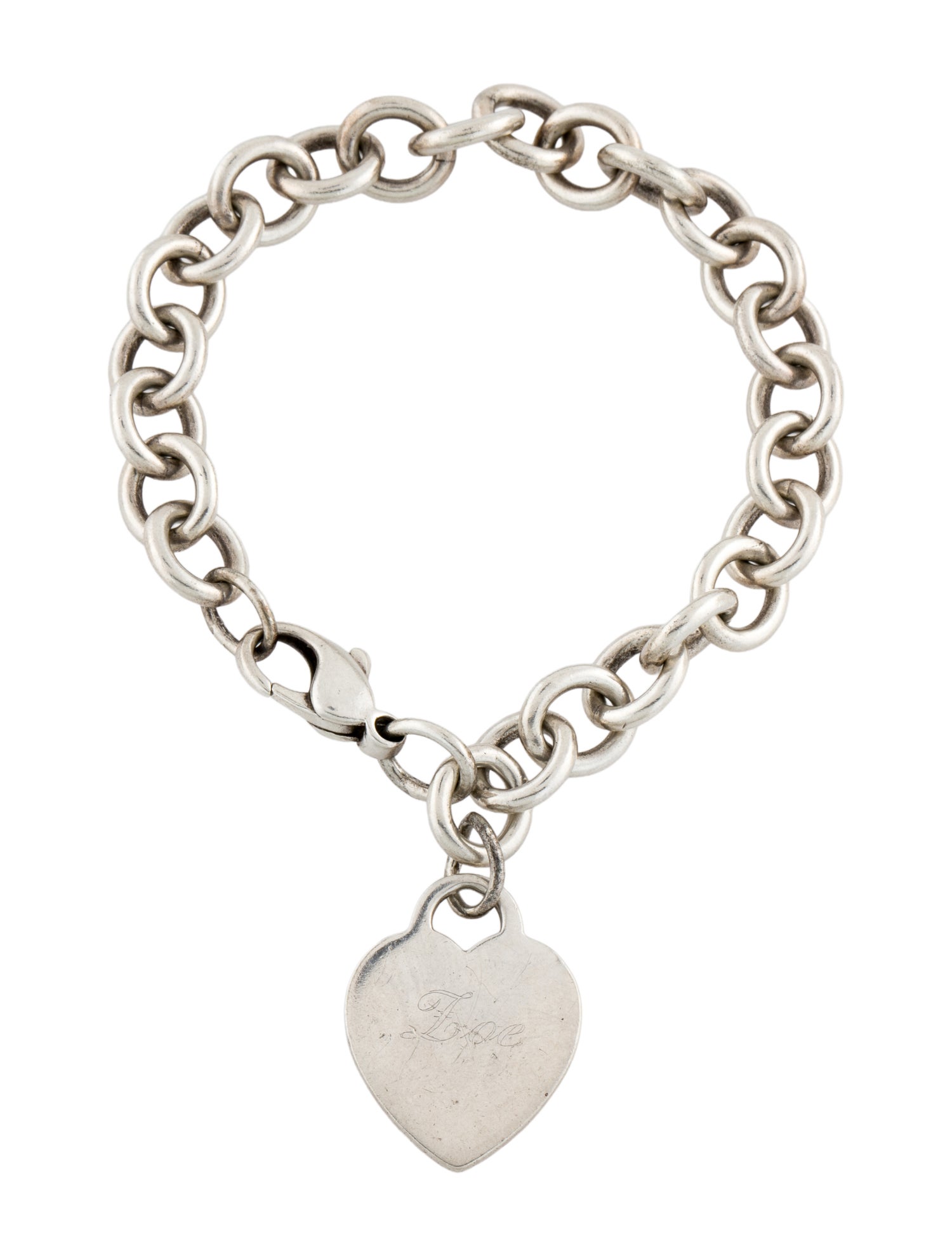 Tiffany & Co. Heart Tag Charm Bracelet