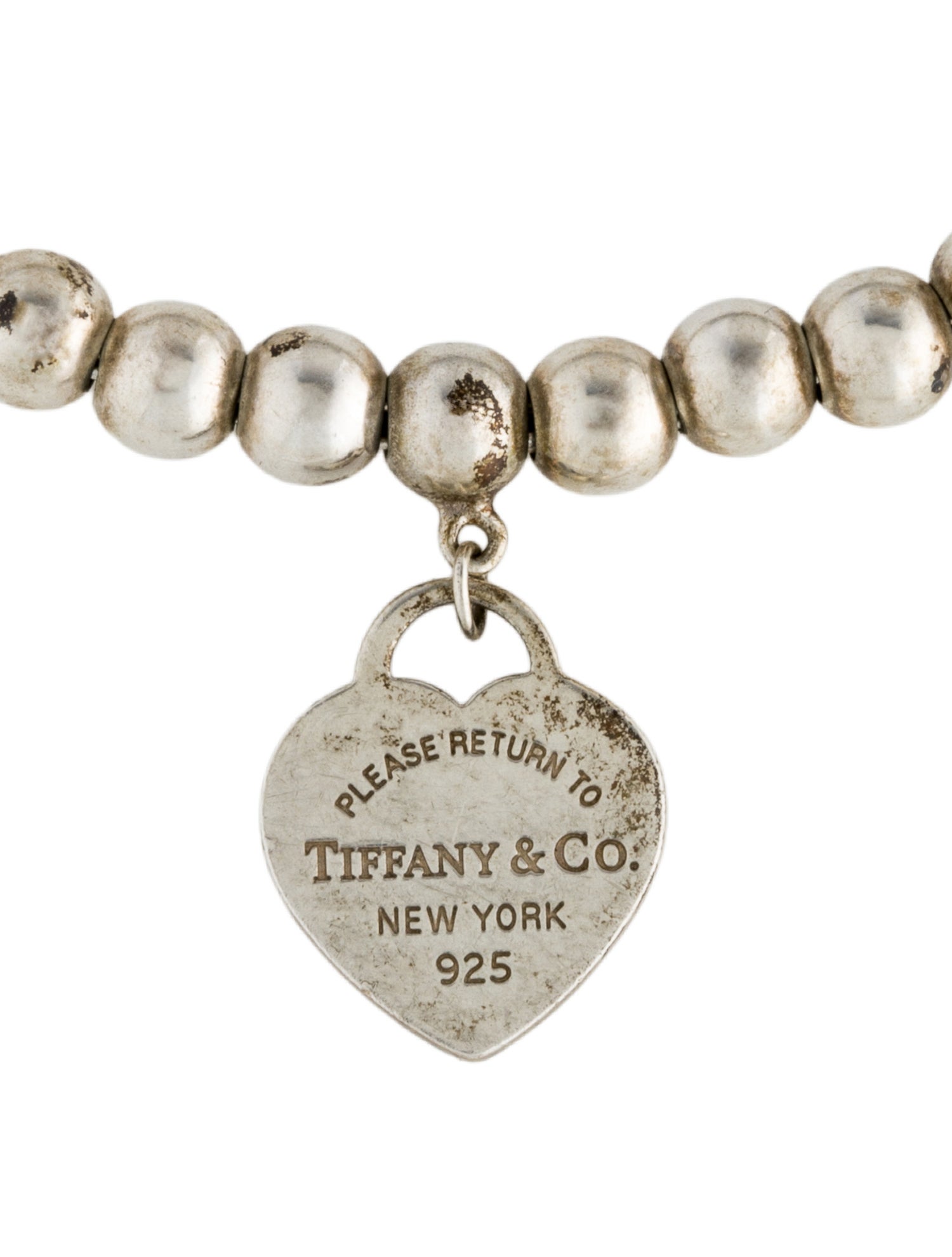 Tiffany & Co. Heart Tag Bead Bracelet