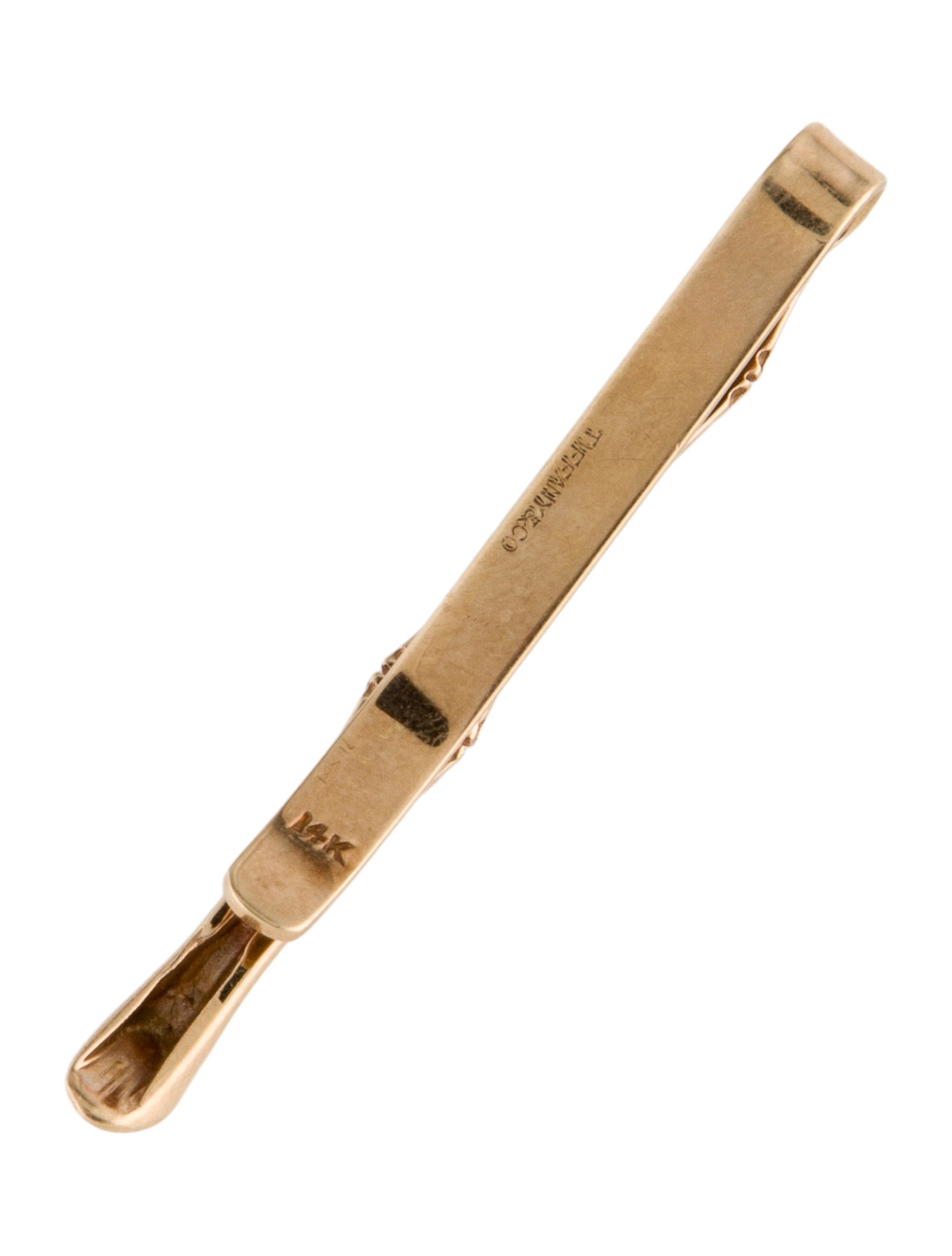 Tiffany & Co. Solid Bamboo Tie Clip