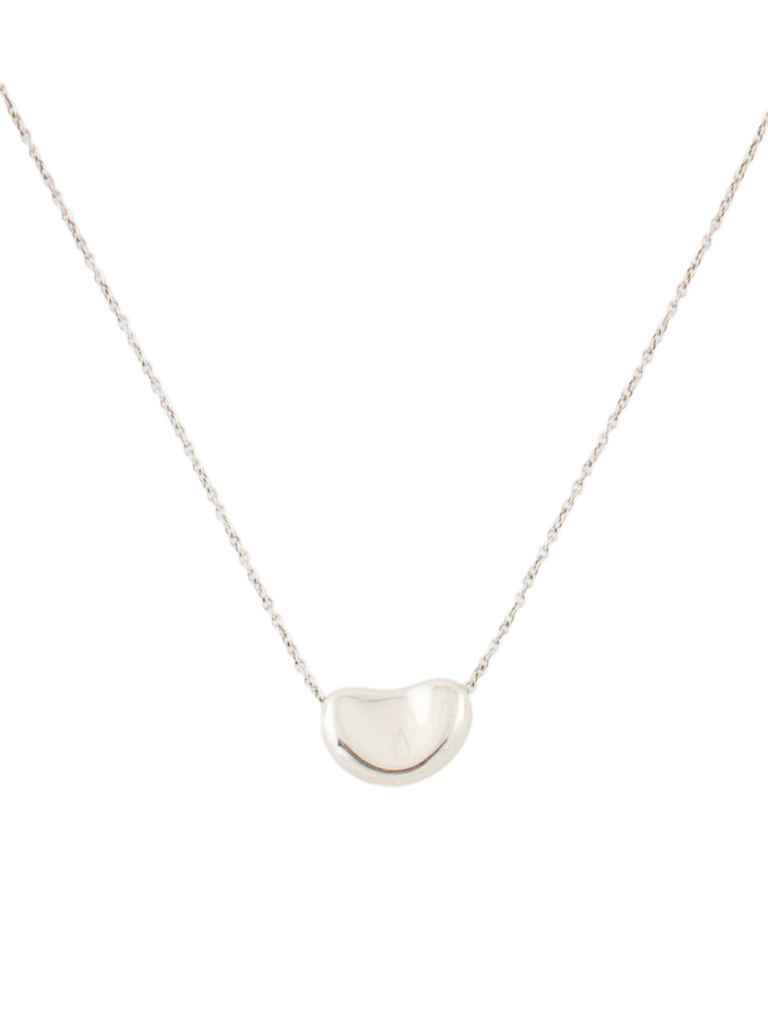 Tiffany & Co. Bean Design Pendant Necklace