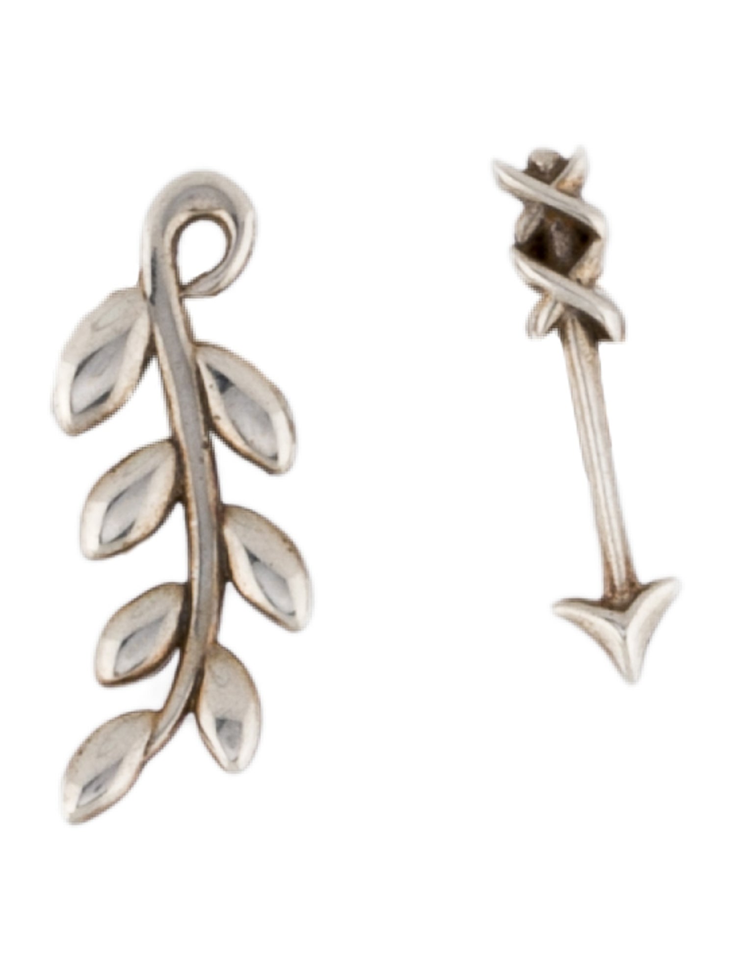 Tiffany & Co. Olive Leaf & Arrow Stud Earrings