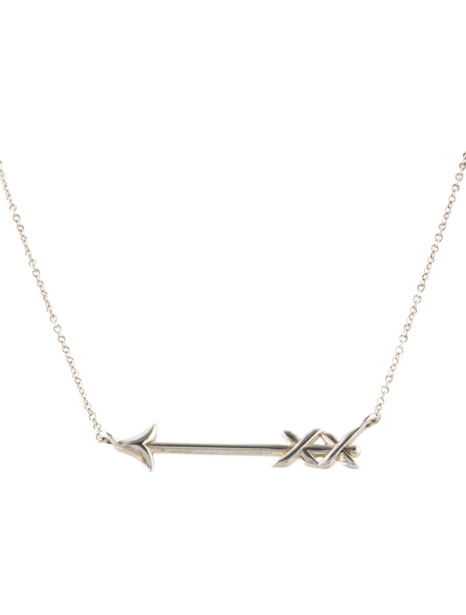 Tiffany & Co. Arrow Pendant Necklace