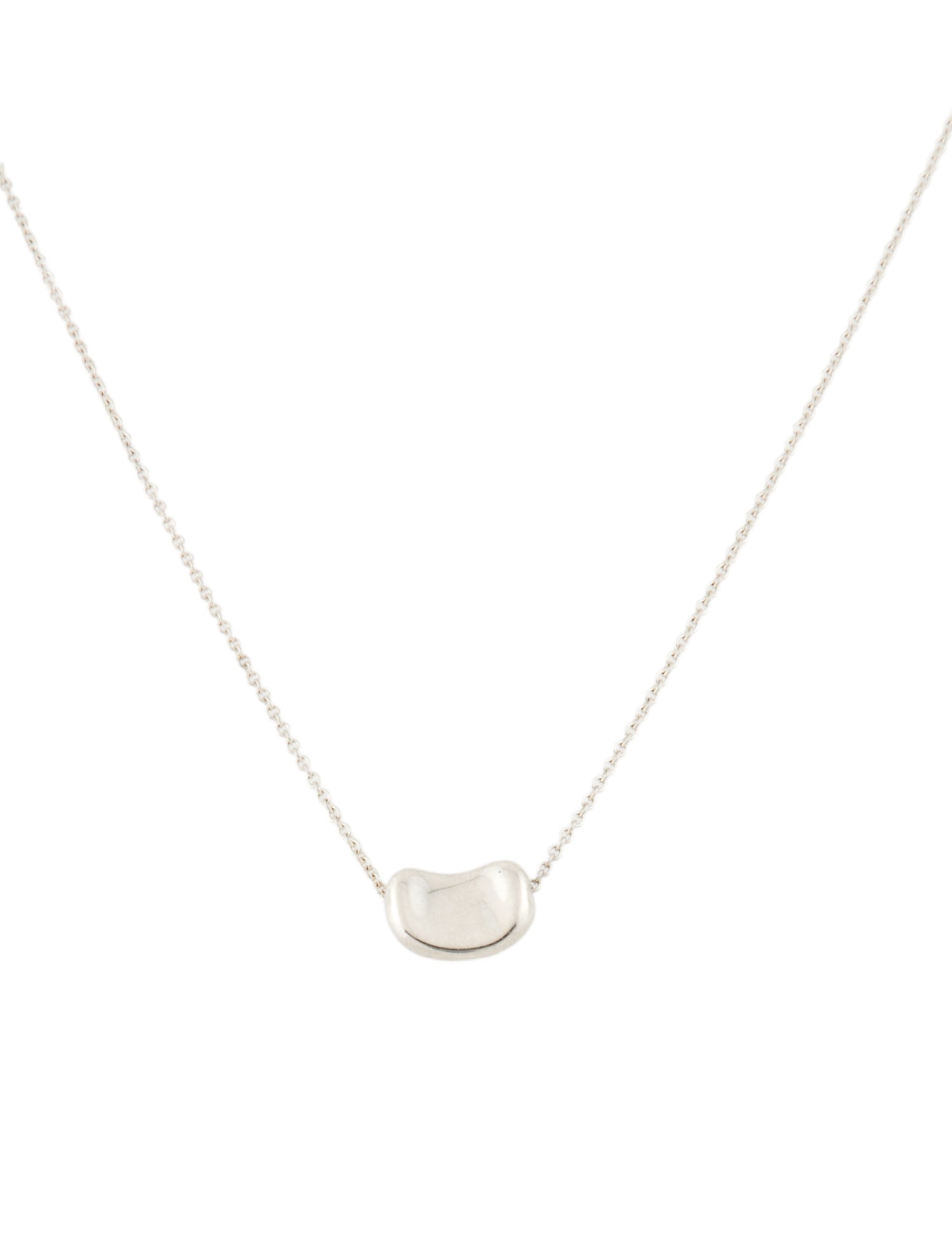 Tiffany & Co. Bean Design Pendant Necklace