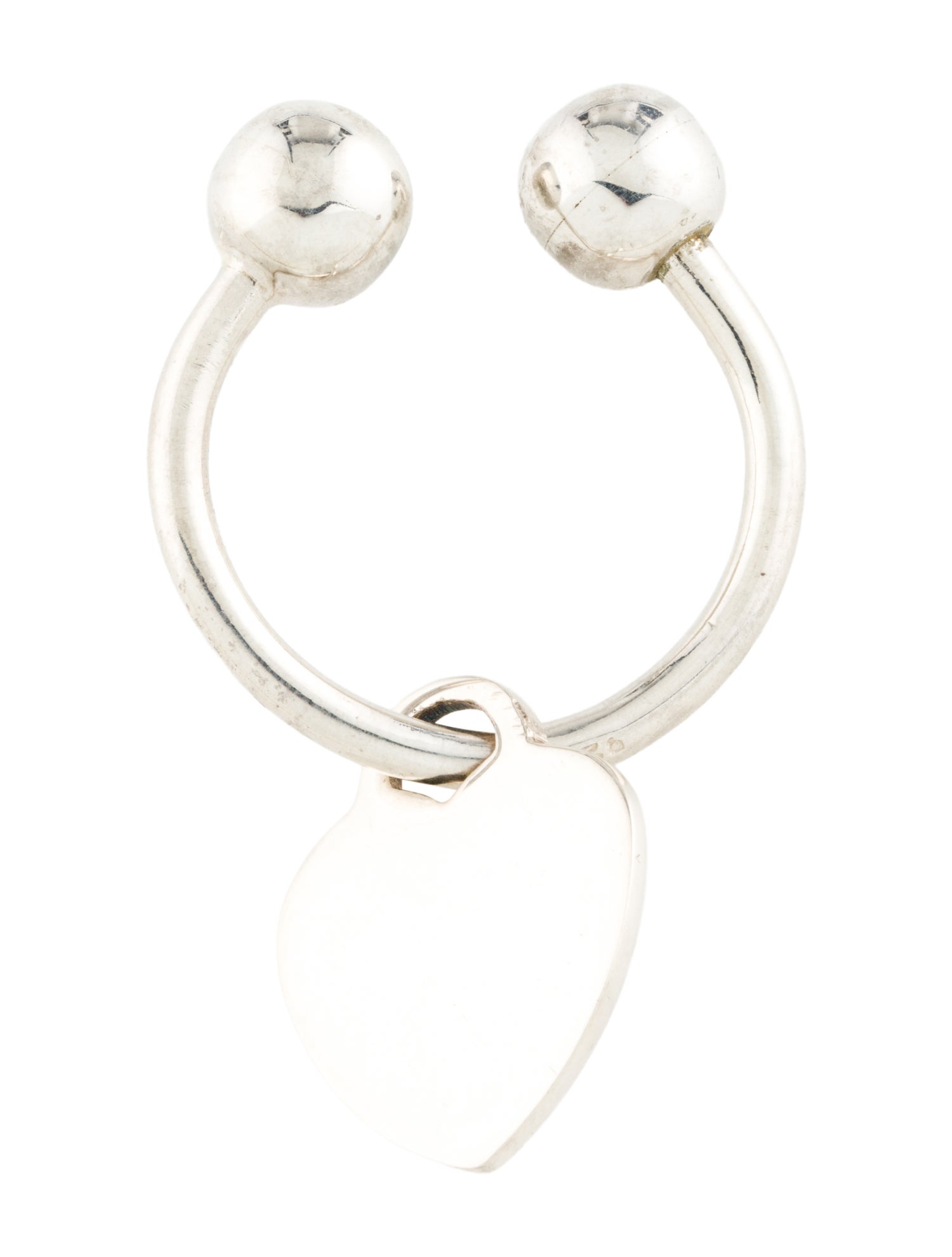 Tiffany & Co. Silver Heart Bag Charm