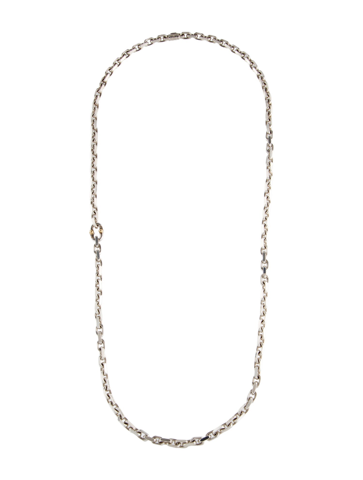 Tiffany & Co. Two-Tone Makers Chain Necklace