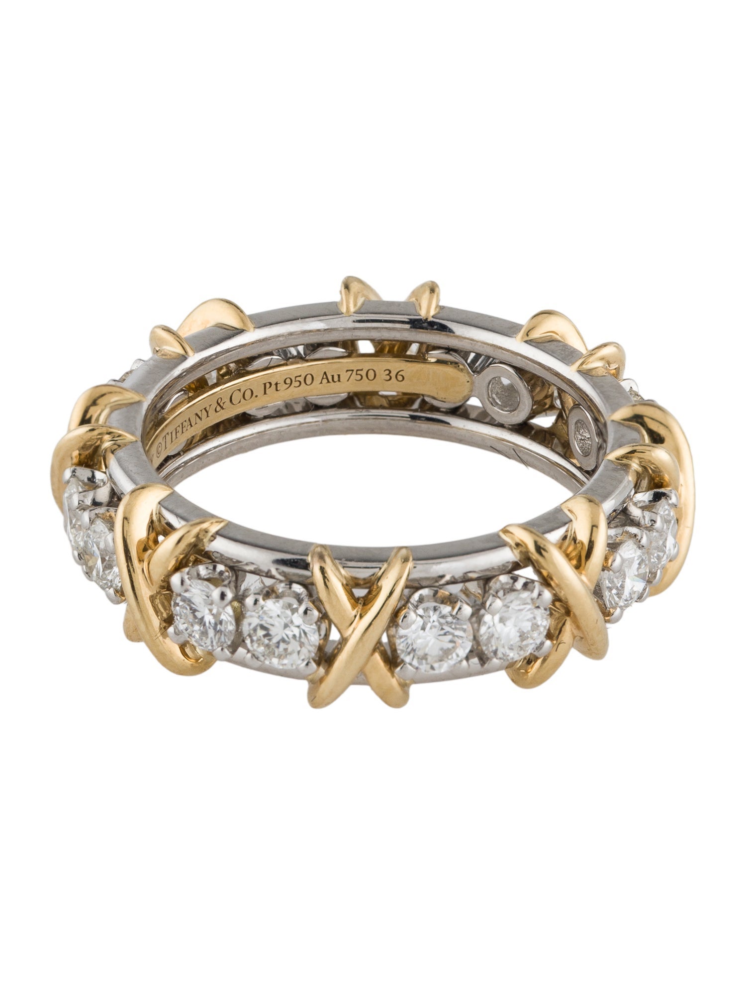 Tiffany & Co. 1.14ctw Diamond Sixteen Stone Ring