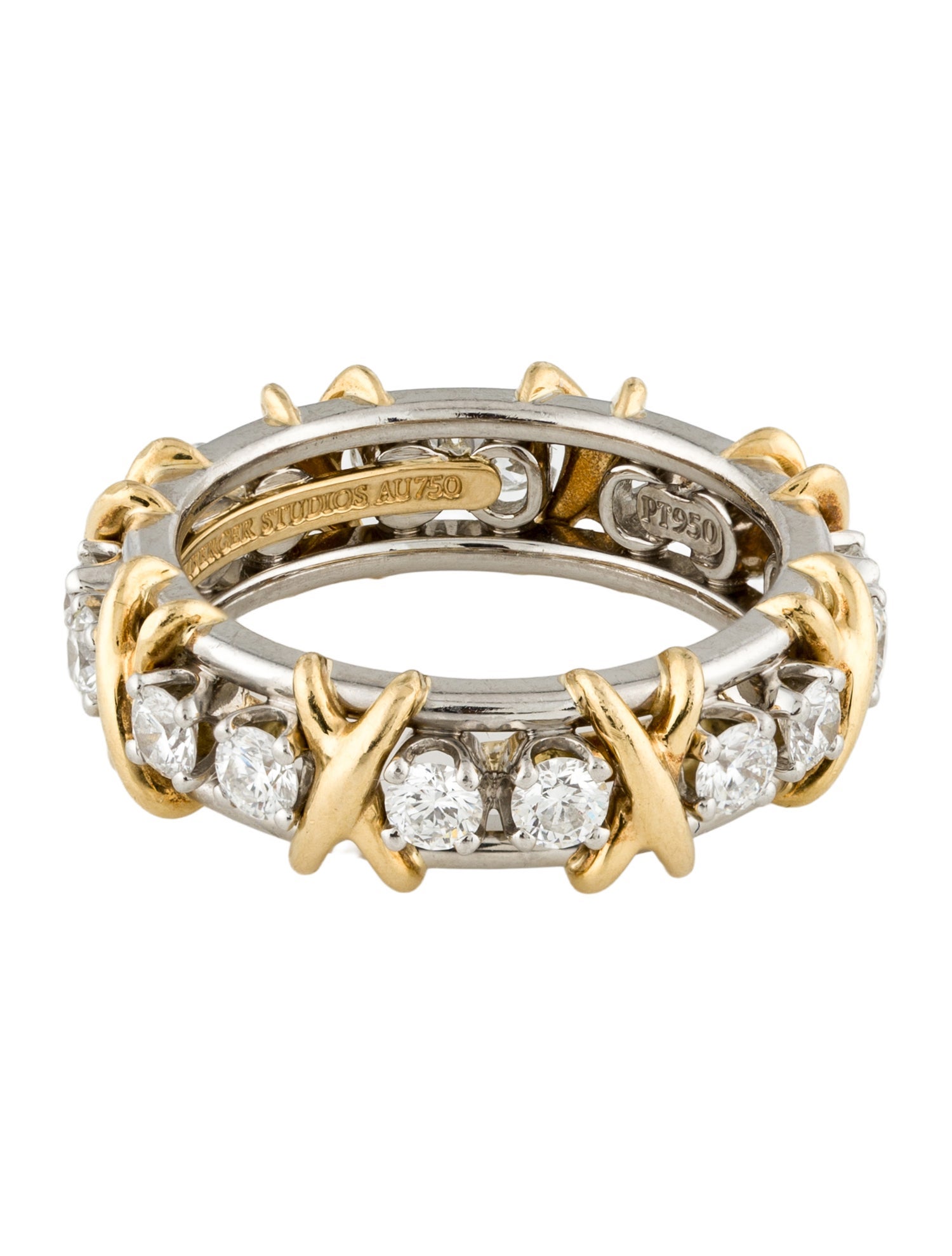 Tiffany & Co. 1.14ctw Diamond Sixteen Stone Ring